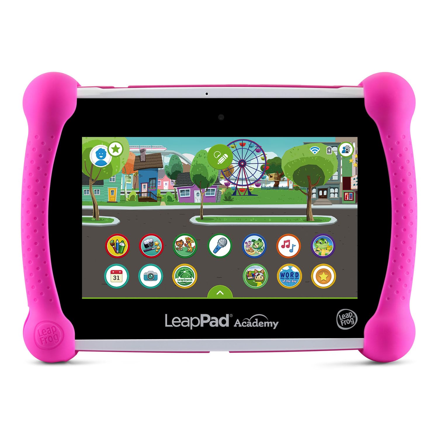 LeapFrog LeapPad Academy Kids Learning Tablet - Pink | Educational Tablet for Toddlers & Preschoolers | Perfect for Homeschooling, Travel & Early Childhood Development