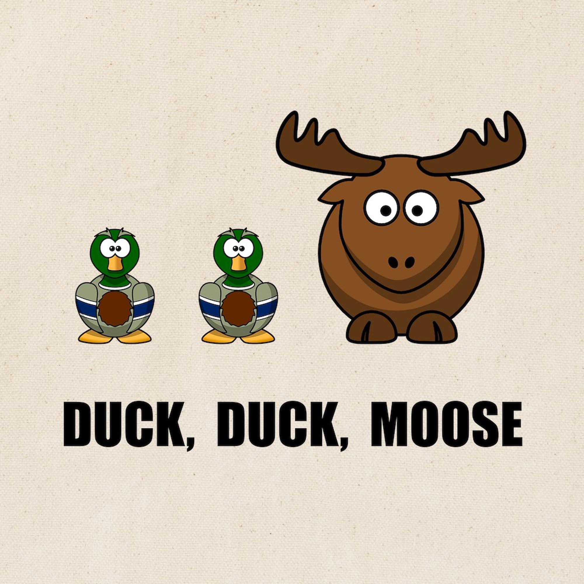 Duck Duck Moose Natural Canvas Tote Bag - Eco-Friendly Reusable Shopping Bag for Groceries, Beach & Daily Use | CafePress