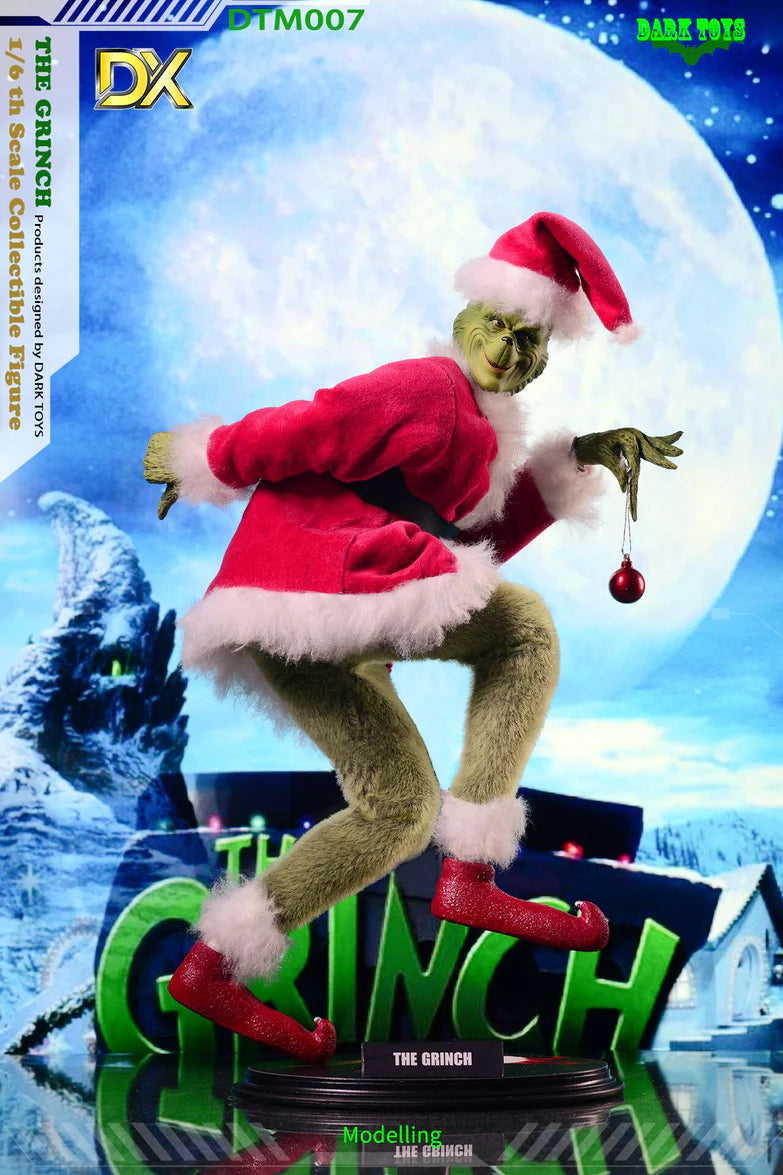 Dark Toys 1/6 Scale The Grinch Deluxe Edition Collectible Action Figure DTM007 - Perfect for Christmas Decorations, Movie Fans & Collectors
