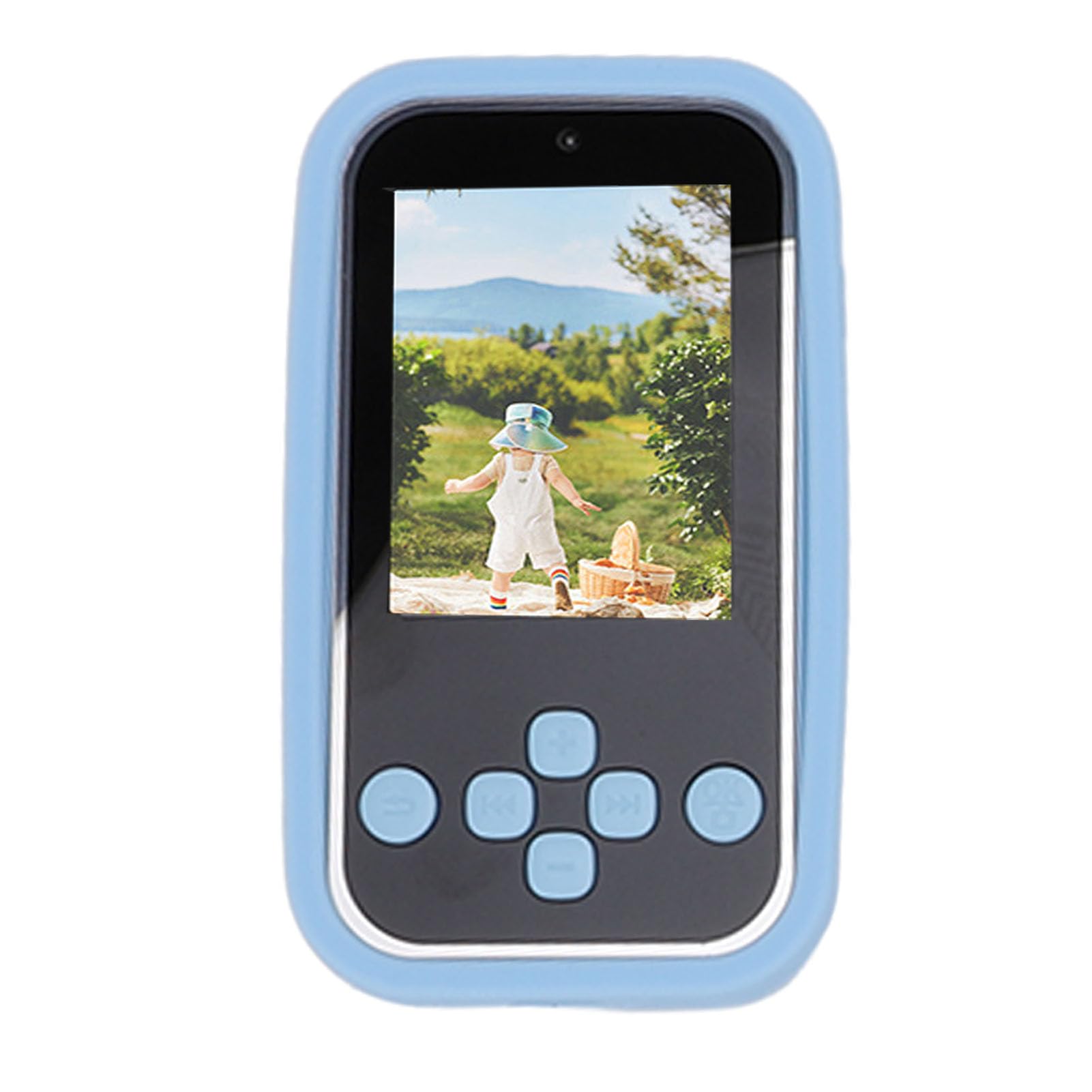 48MP Digital Camera with 1080P Autofocus - 2.4 Inch Touch Screen Vlogging Camera, MP3 Music Player & E-Book Reader (Blue) - Perfect for Travel, YouTube Videos & Everyday Photography