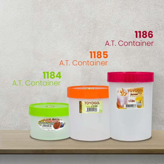 A.T. Container (Large) 1186 - Durable Storage Solution for Home, Office & Warehouse Organization