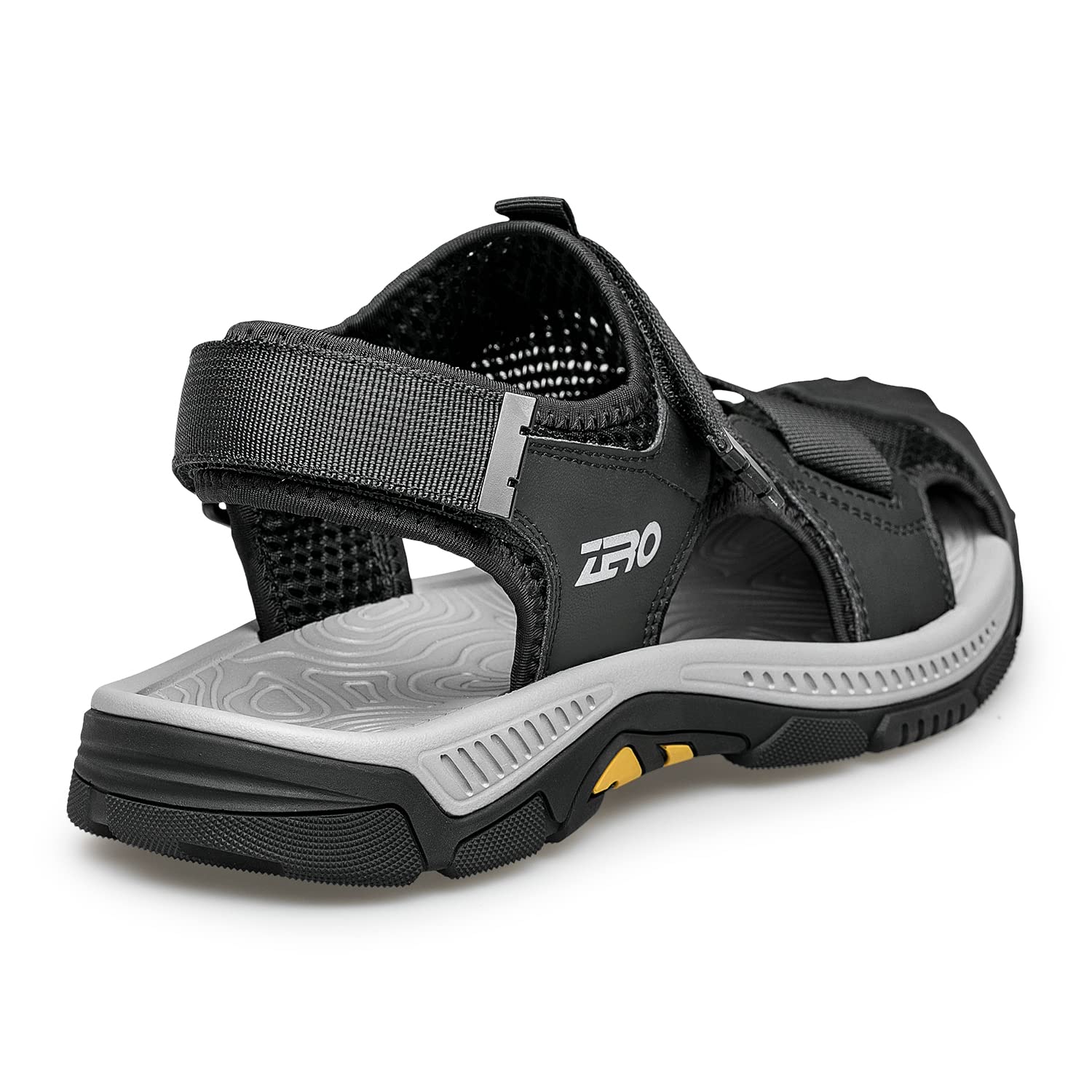 ZRO Men's Steel Toe Outdoor Sandals - Durable & Comfortable Work Shoes for Hiking, Construction & Heavy Duty Use