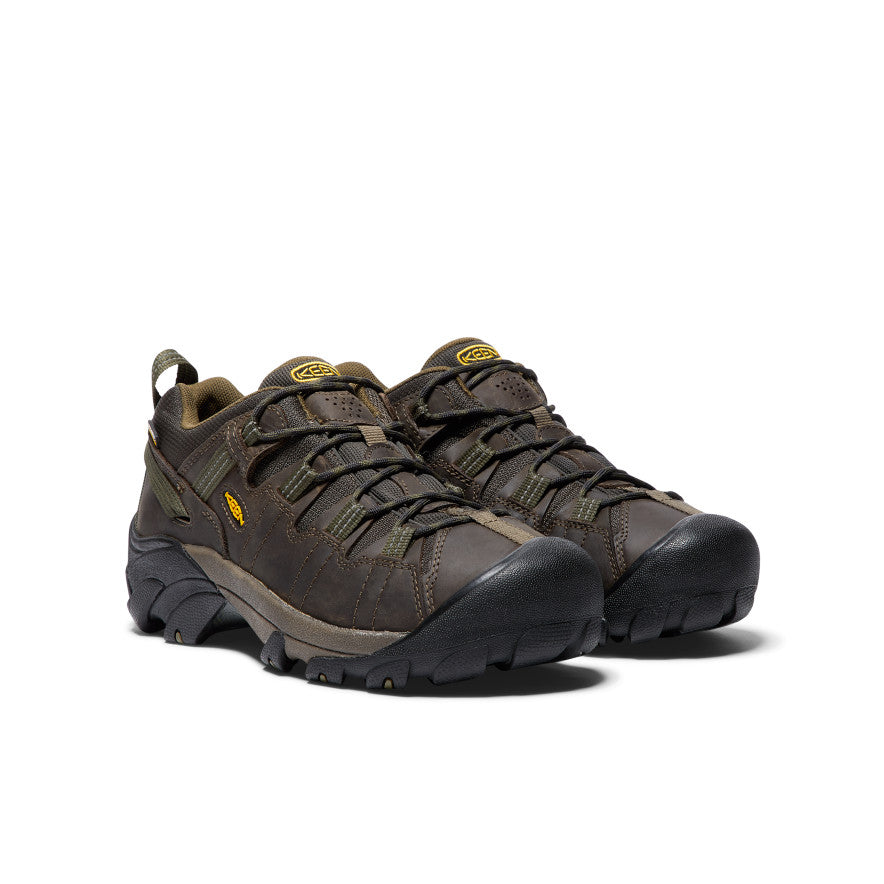 Men's Targhee II Waterproof Hiking Boots - Canteen/Dark Olive | Outdoor Trekking & Trail Running Shoes for Men