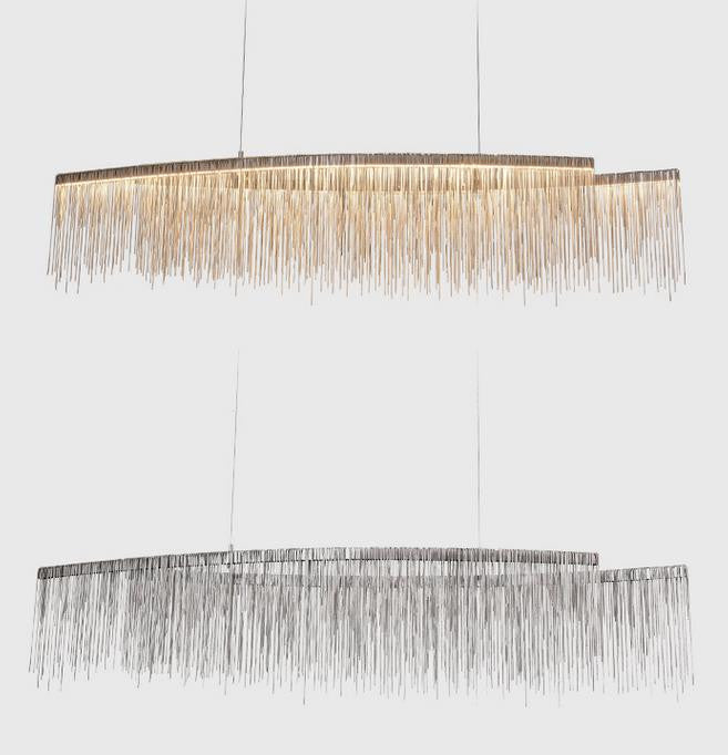 Elegant Mila Crystal Chandelier - Modern Ceiling Light Fixture for Dining Room, Living Room & Bedroom Decor