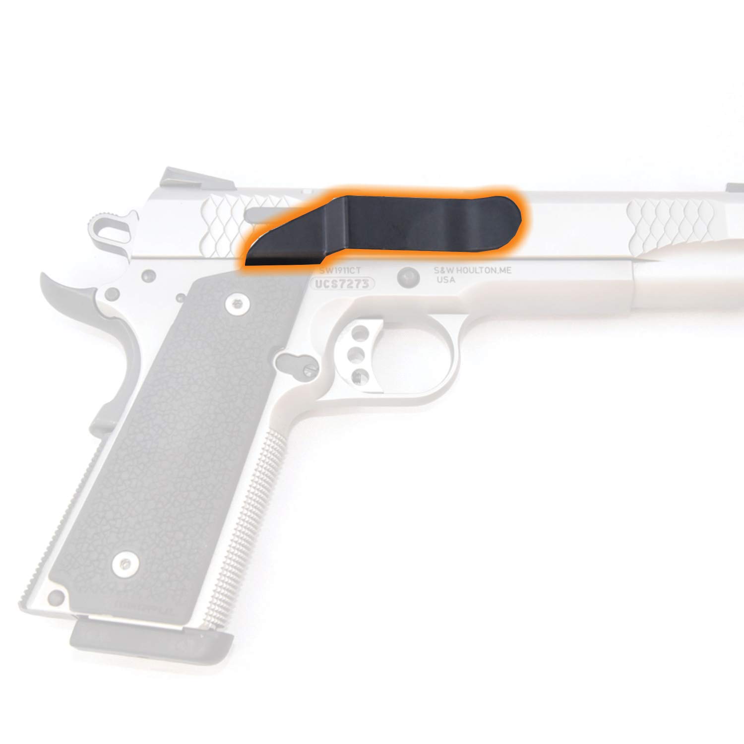 ClipDraw Gun Clip - Low Profile Slim Concealed Carry Holster for Pistols | Easy Installation | Made in USA | Perfect for Everyday Carry, Home Defense & Concealed Carry