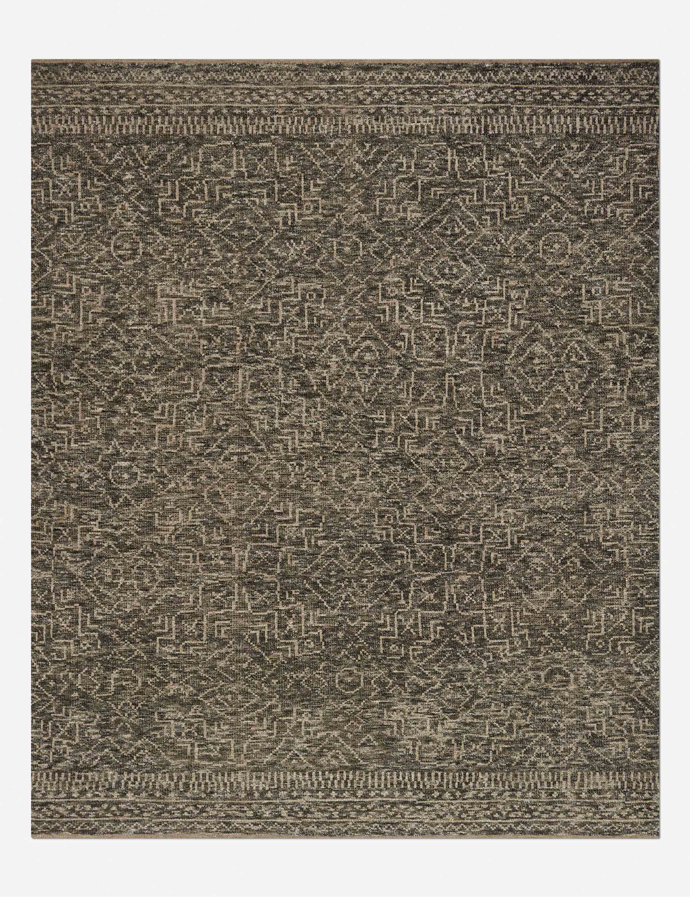 Premium Jamay Hand-Knotted Wool Blend Area Rug - Soft & Durable for Living Room, Bedroom, or Office Decor