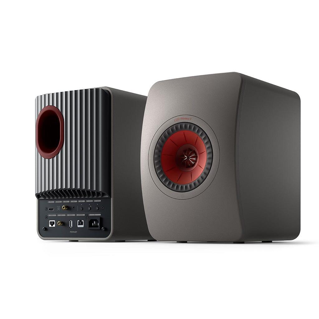 KEF LS50 Wireless II Hi-Fi Bookshelf Speakers - Premium Bluetooth Home Audio System for Music & Movies | Perfect for Living Room, Home Theater & Studio Use