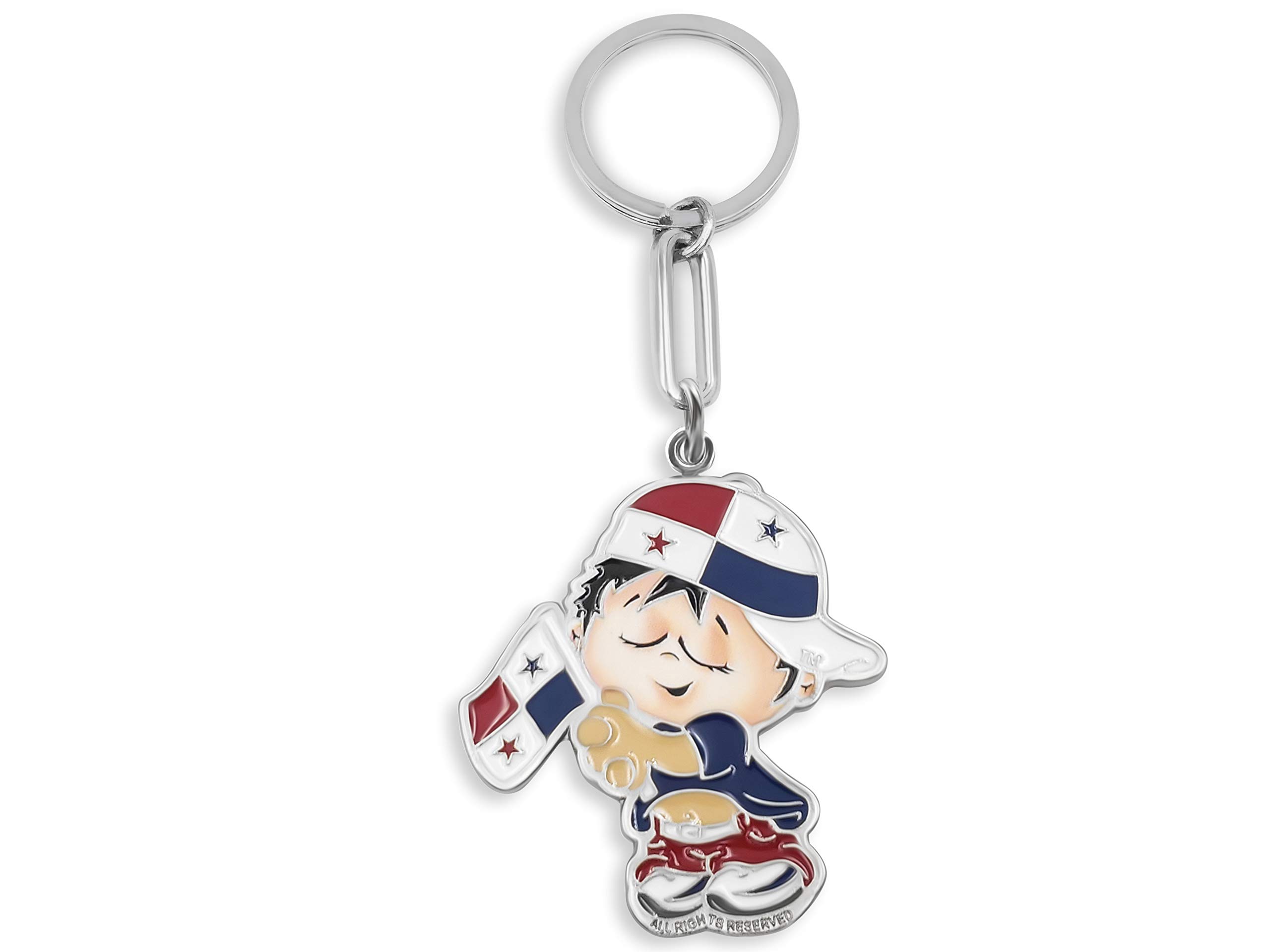 Flags and Souvenirs Baby Keychains - Cute Travel Keepsakes for Strollers, Bags & Gifts