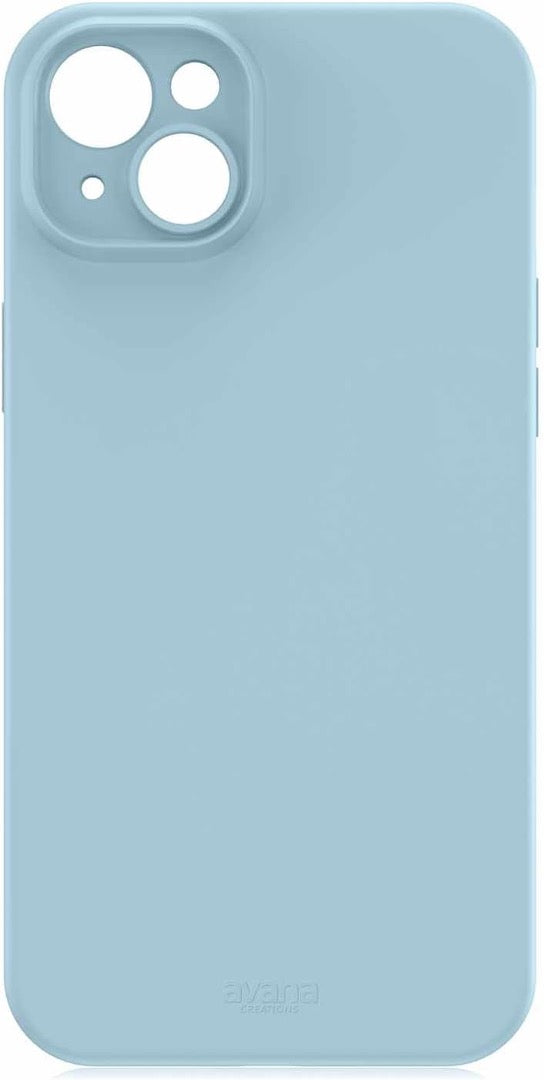 Premium Velvet MagSafe Case for iPhone 15 Plus - Soft Velvet Sky Blue Protective Cover | Slim Fit, Wireless Charging Compatible | Perfect for Everyday Use & Special Occasions