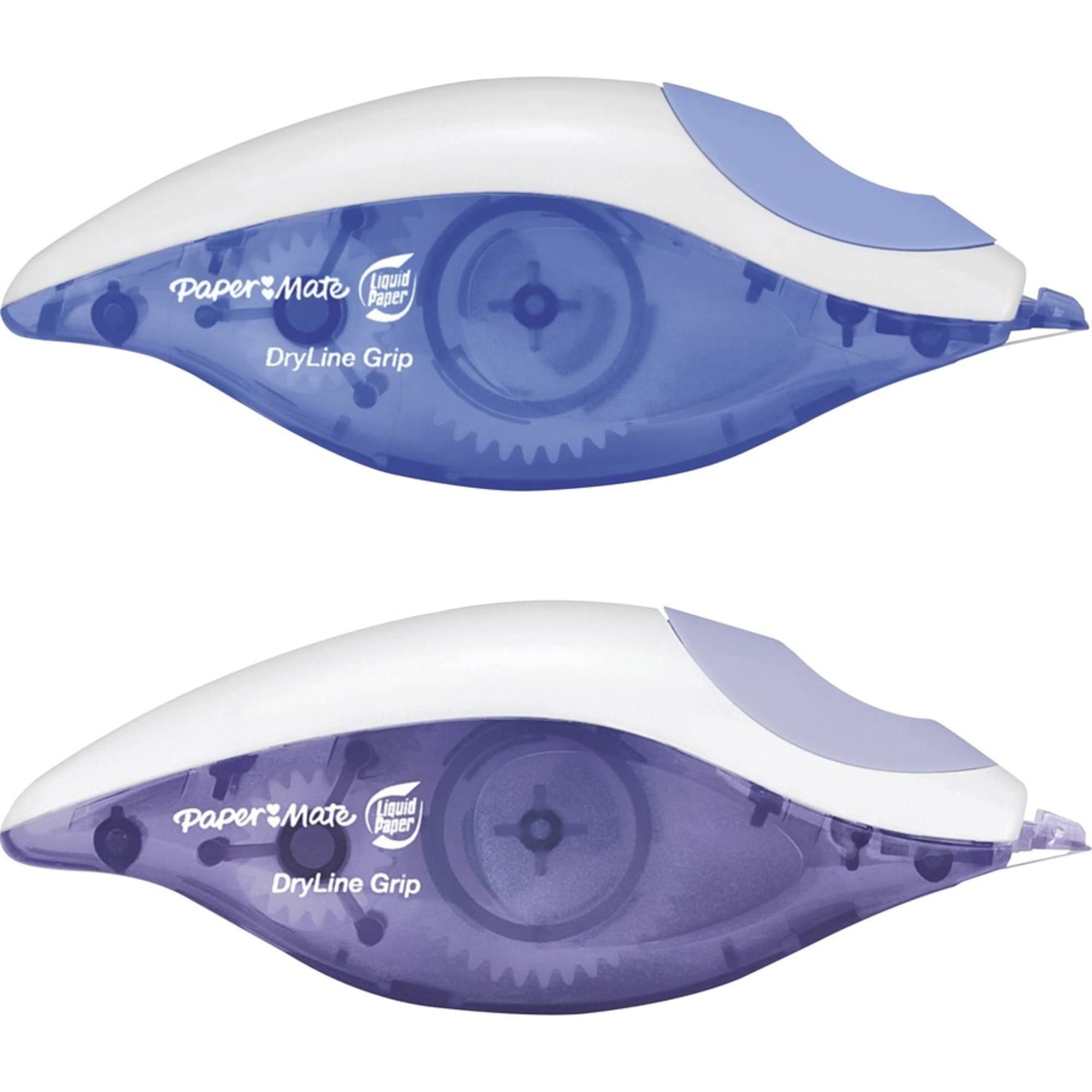 Paper Mate Liquid Paper DryLine Grip Correction Tape - White Out Tape for Documents, School & Office Supplies - Perfect for Erasing Mistakes on Paper, Homework & Reports