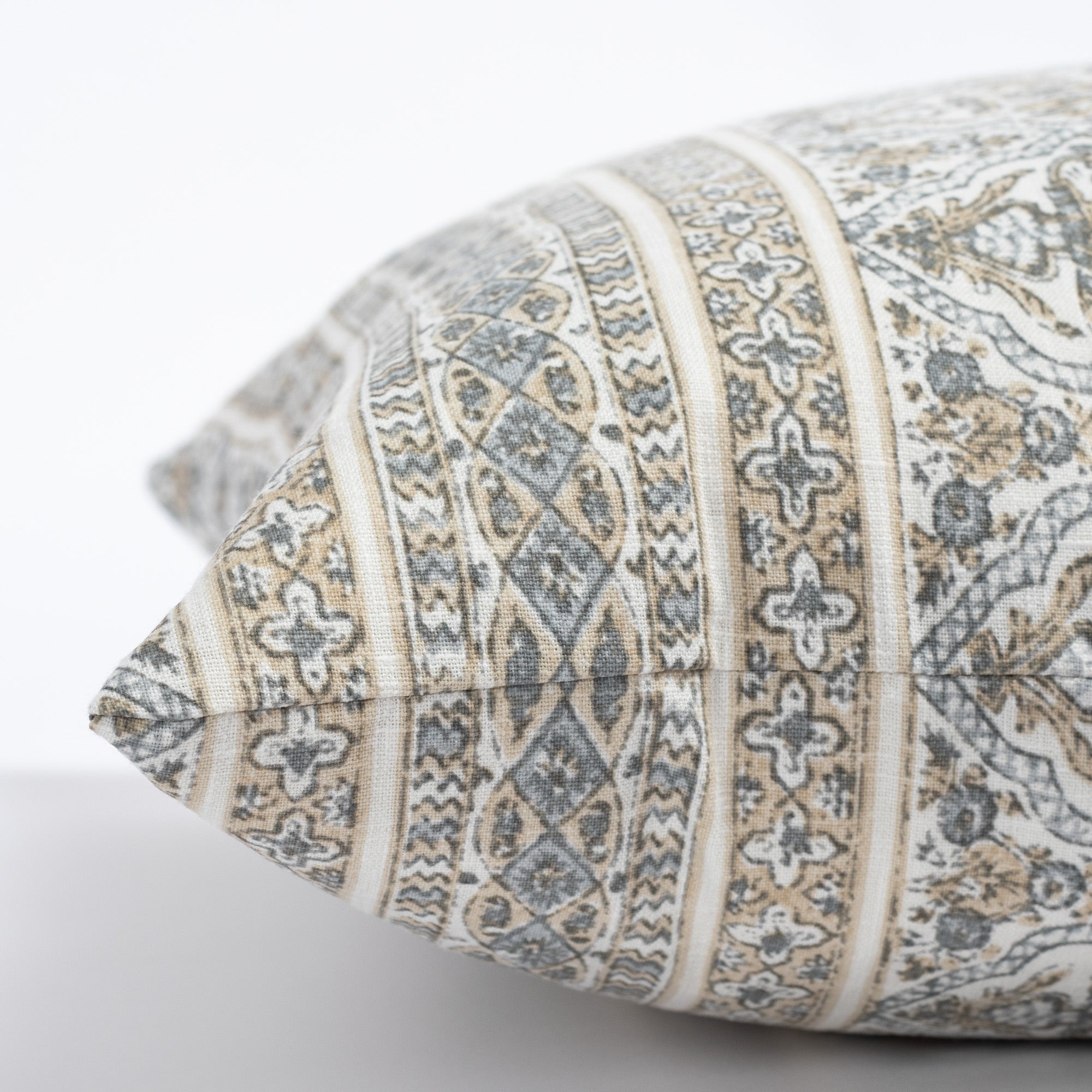 20x20 Linen Pillow Cover - Natural Cotton Decorative Throw Pillow for Sofa, Bed & Home Decor