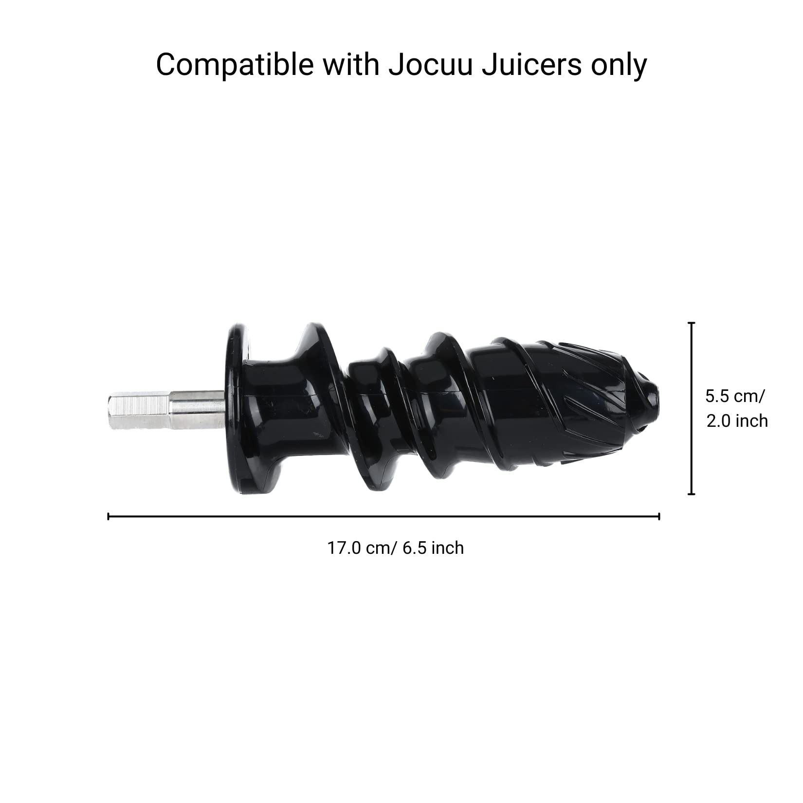 Premium BPA-Free JOCUU ZM1503 Masticating Juicer Kit with Main Body, Spiral Auger, Filter & Feeding Chute - Healthy Cold Press Juicing for Fruits, Vegetables & Greens - Perfect for Home, Kitchen & Raw Food Diet Lovers