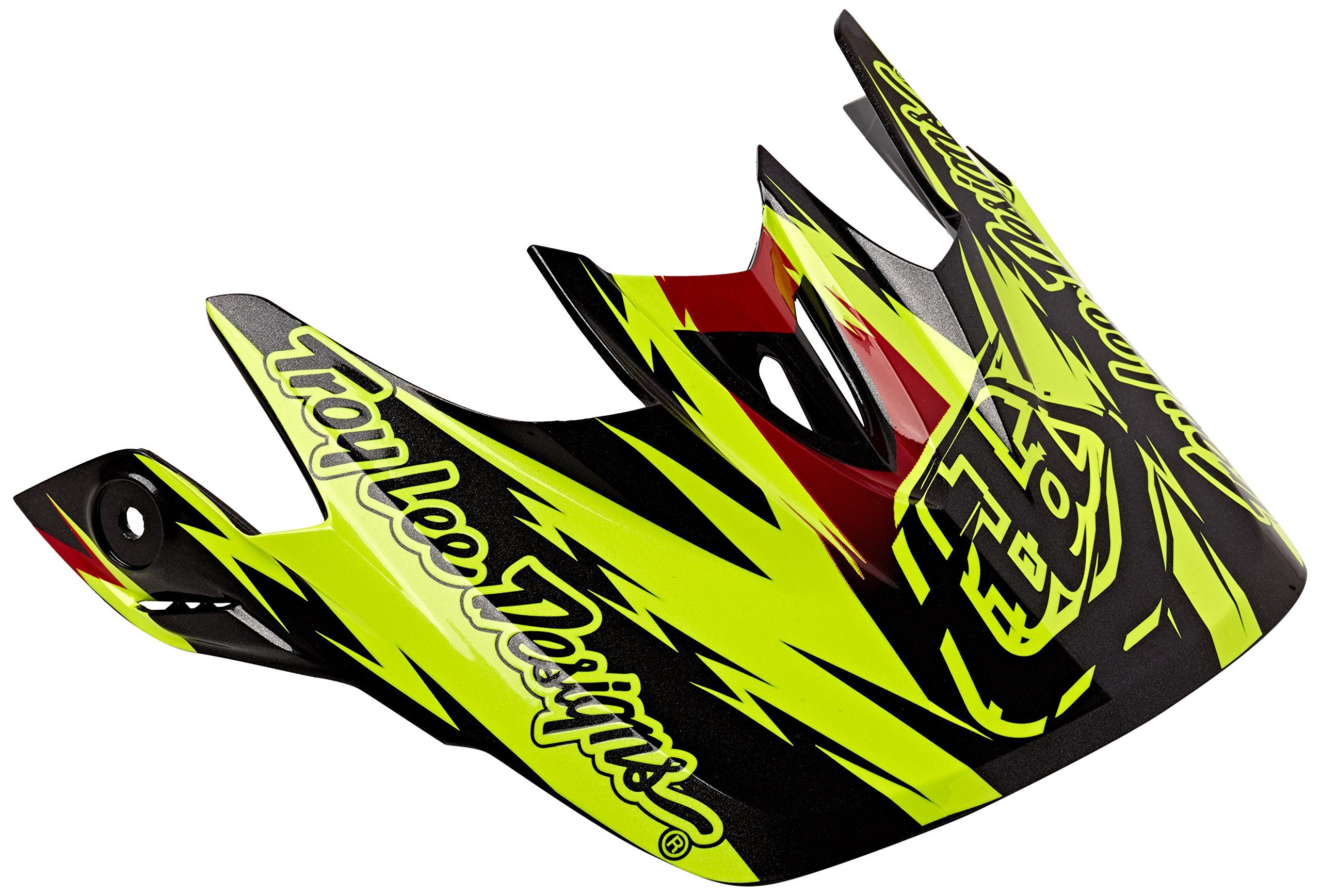 Troy Lee Designs D3 Thunder Visor - Premium Off-Road Motorcycle Helmet Accessory for MX, Enduro & Dirt Biking - Enhanced Visibility & Protection