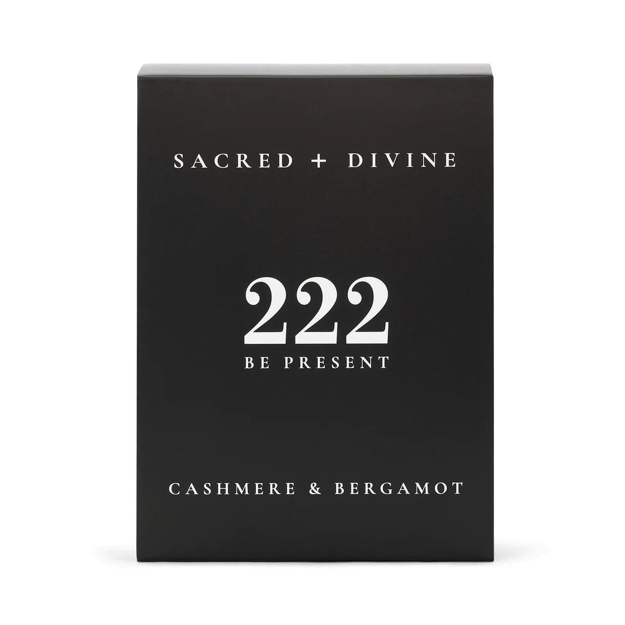 222 Be Present Scented Candle - Aromatherapy Soy Wax Candle for Relaxation, Meditation & Stress Relief - Perfect for Home, Office & Spa Use