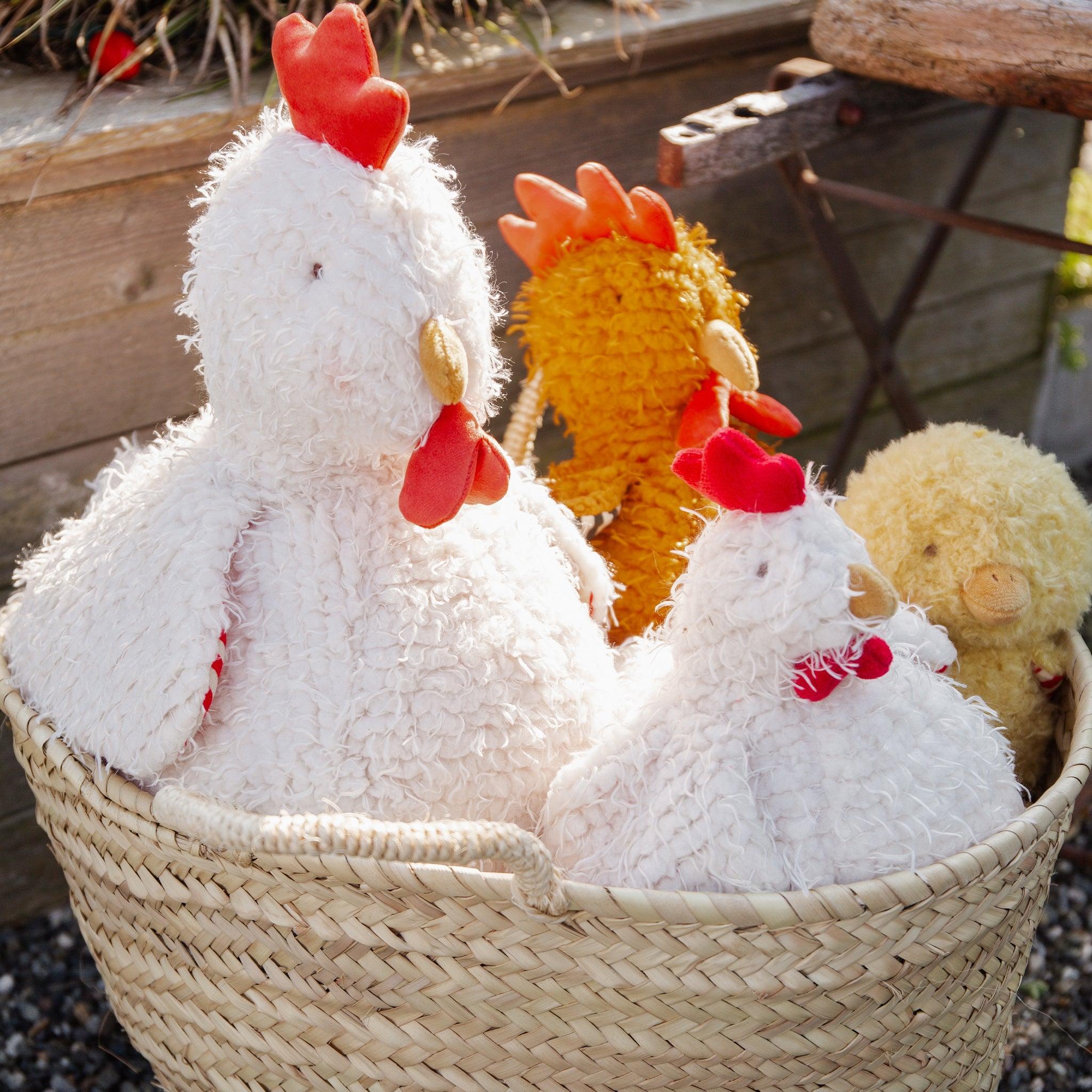 Big Clucky the Chicken - Realistic Plush Chicken Toy for Kids, Soft Stuffed Animal for Cuddling & Play - Perfect for Birthday Gifts, Nursery Decor & Farm-Themed Parties