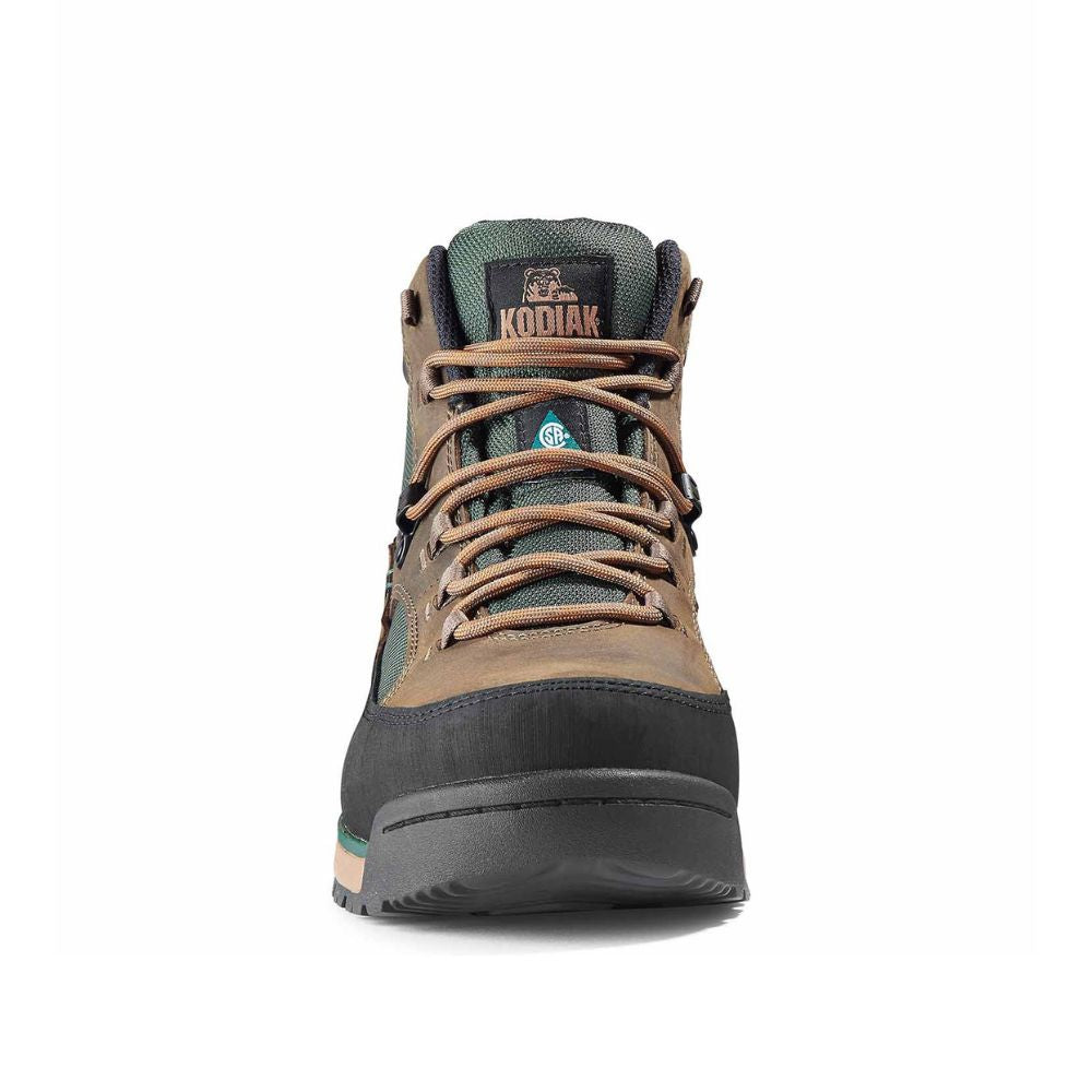 Kodiak Greb Men's Waterproof Steel Toe Work Boots - Heavy Duty Hiking & Construction Safety Shoes for Outdoor Work & Rugged Terrain | KD0A834XA62 Fossil