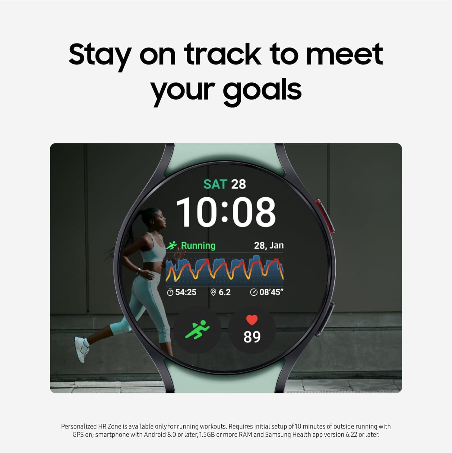 SAMSUNG Galaxy Watch 6 40mm Smartwatch with WiFi & LTE - Fitness Tracker, Heart Rate Monitor, Sleep Coaching, BIA Sensor | US Version Gold (Renewed) | Perfect for Workouts, Sleep Tracking & Daily Health Monitoring