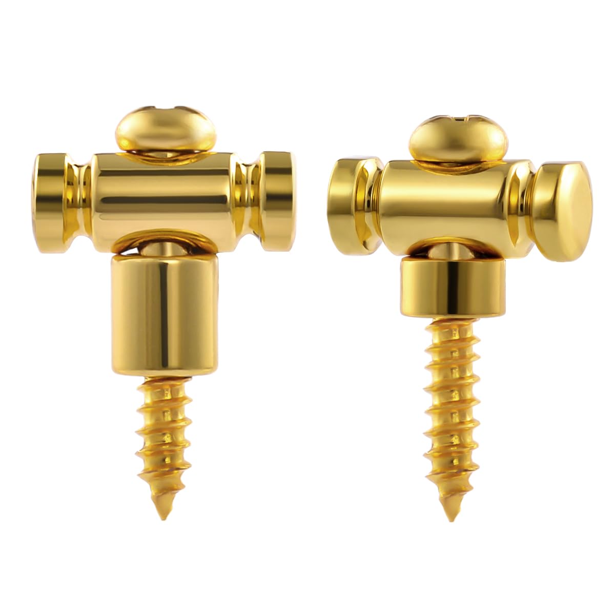 Guyker Guitar Roller String Retainers (Set of 2) - Premium String Guide & Replacement String Trees for Electric Guitars - SR1 Gold - Perfect for Smooth String Bending & Stable Tuning