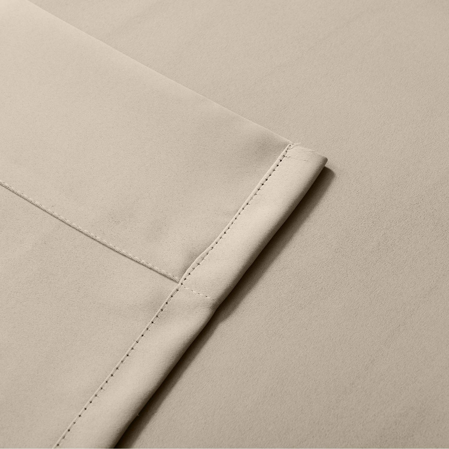 TWOPAGES Bronze Grommet Blackout Curtains - Fireproof Thermal Insulated Door Drapes with Flame Retardant for Living Room, Bedroom & Home Theater - Noise Reducing & Energy Saving Window Treatments