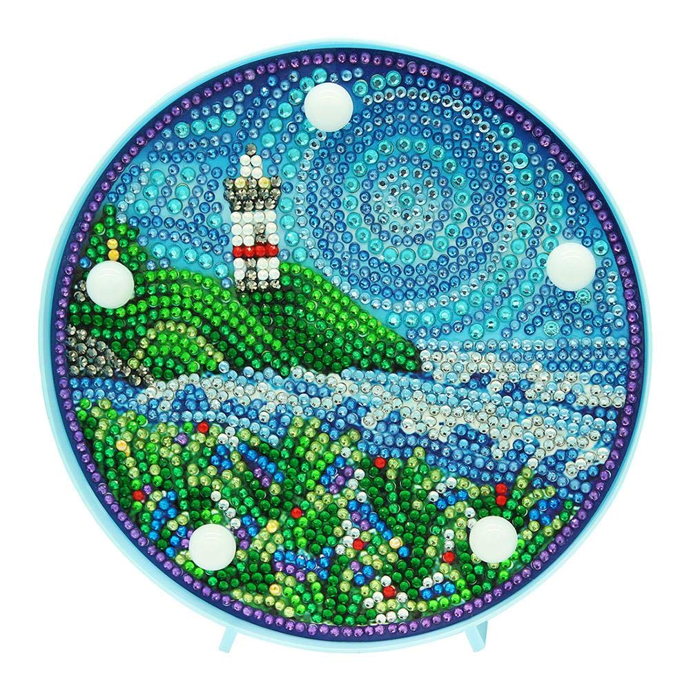 Diamond Painting Kits with LED Night Lights - DIY Special-Shaped Diamond Art LED Lamp for Kids, Home Decor, Party & Christmas Gifts | Perfect for Bedroom Decor, Birthday Presents & Holiday Decorations
