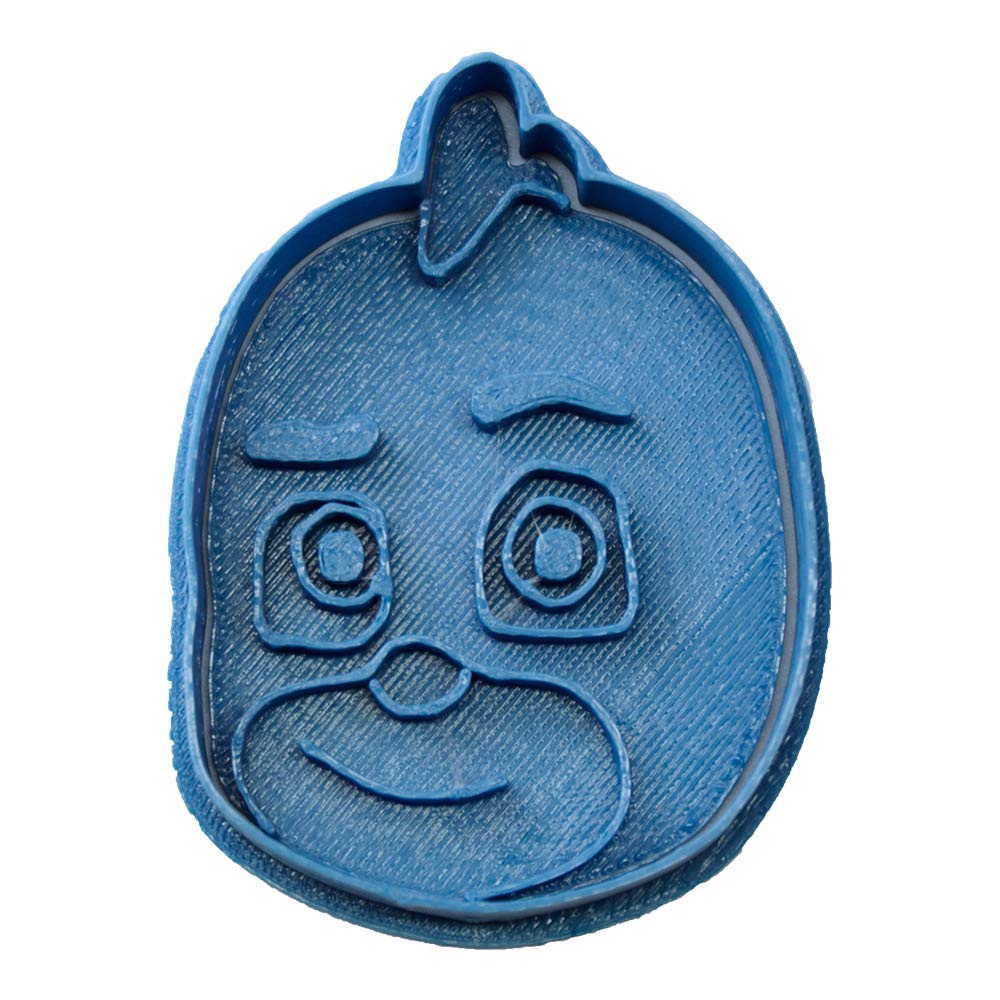 PJ Masks Gekko Cookie Cutter - Blue, 8x7x1.5cm for Baking & Kids Parties