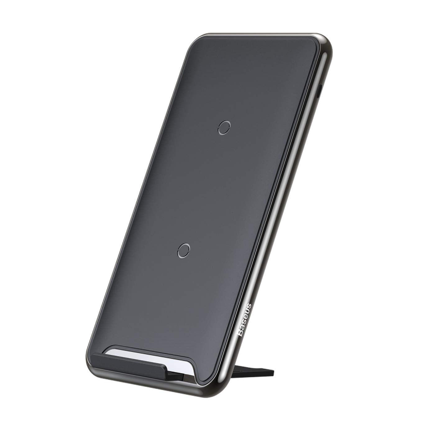 Fast Wireless Charging Pad - 3 Coil Qi-Certified Charger for iPhone, Samsung, AirPods - Perfect for Home, Office & Car Use