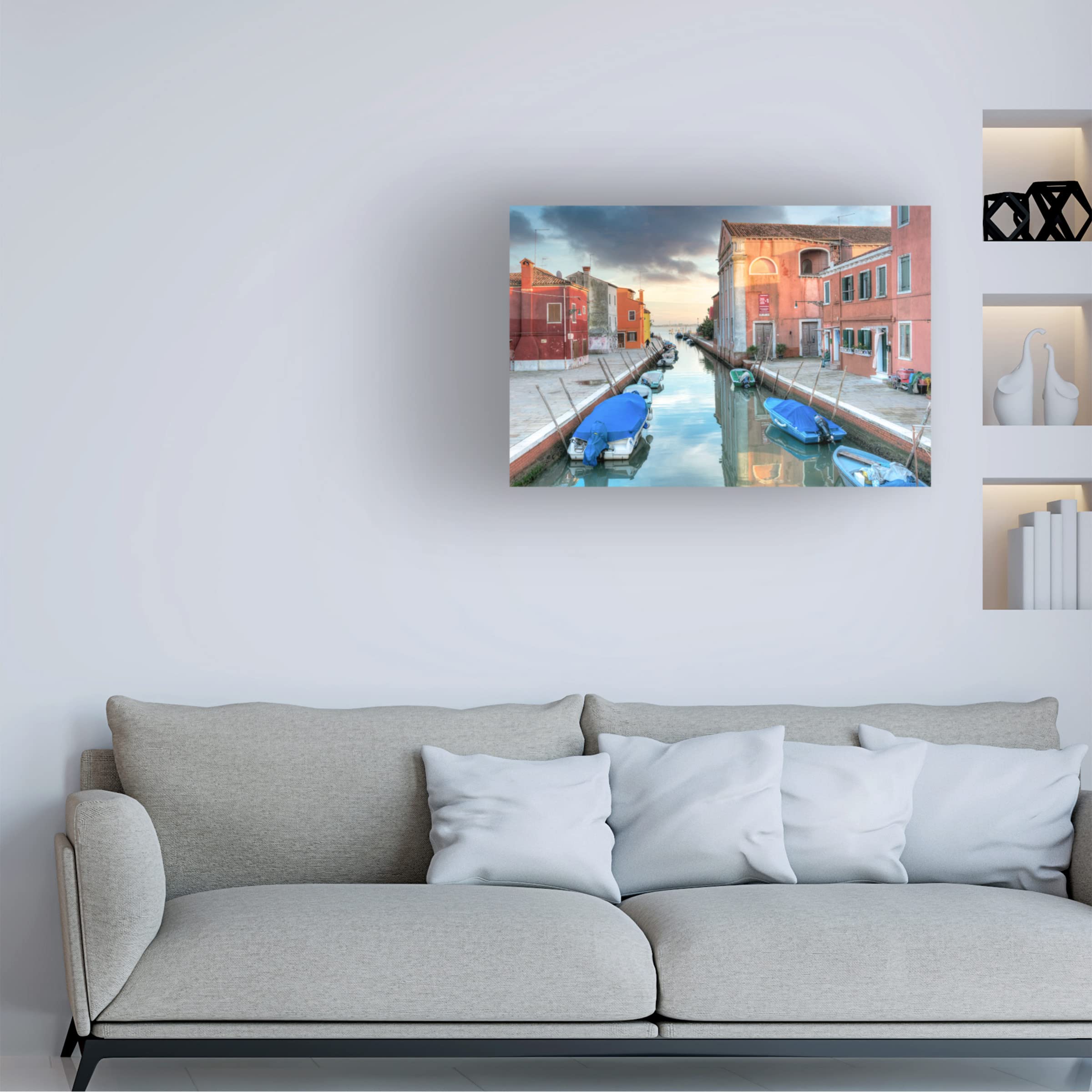 Trademark Fine Art 'Bruano 23' Canvas Wall Art Painting by Alan Blaustein - Modern Abstract Home Decor for Living Room, Bedroom & Office