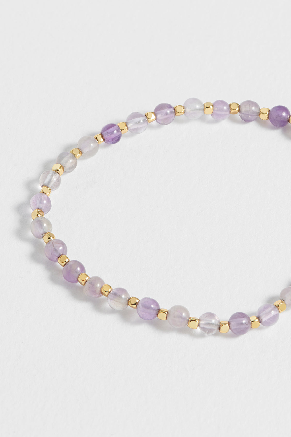 Wellness Amethyst Gemstone Amelia Bracelet for Women - Healing Crystal Energy Jewelry for Stress Relief & Positive Vibes - Perfect for Meditation, Yoga & Spiritual Gifts