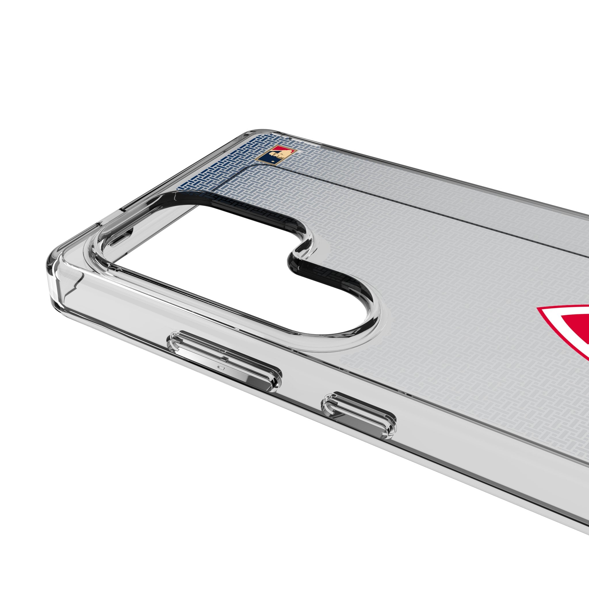 Atlanta Braves 1972-1975 Cooperstown Collection Linen Clear Phone Case for Samsung Galaxy - Vintage Baseball Fan Gift & Protective Cover for Everyday Use