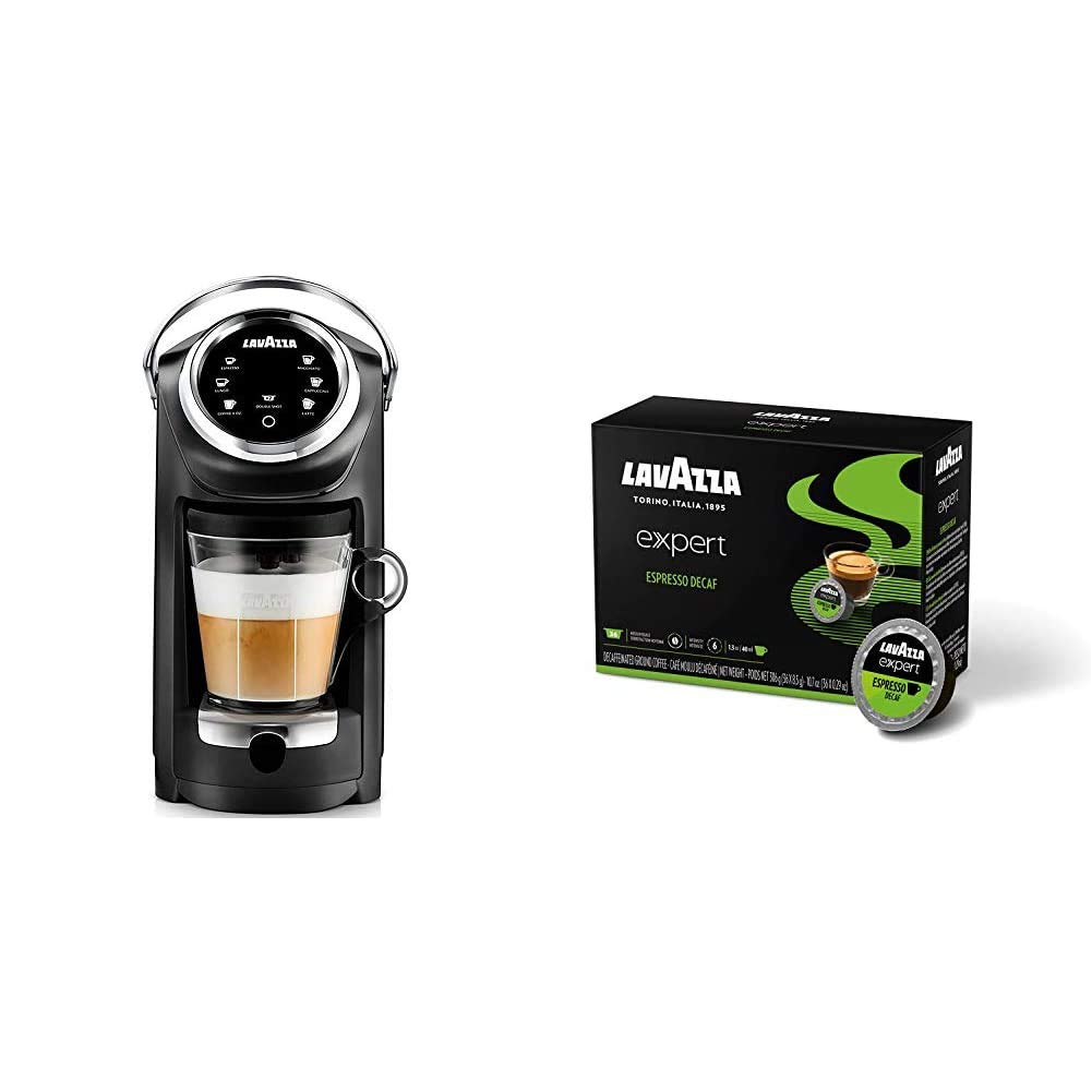 Lavazza Expert Coffee Classy Plus Single Serve ALL-IN-ONE Espresso & Decaf Coffee Capsules (36 Count) - Perfect for Home, Office & Quick Morning Brews