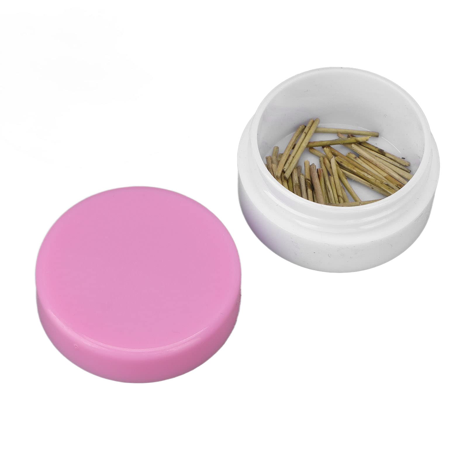50pcs Tea Stem Stud Earrings - Natural Tea Rod Ear Hole Care Sticks for Women, Slim & Portable Ear Hole Expanders for Piercing Aftercare (Perfect for Daily Wear, Travel & Piercing Healing)