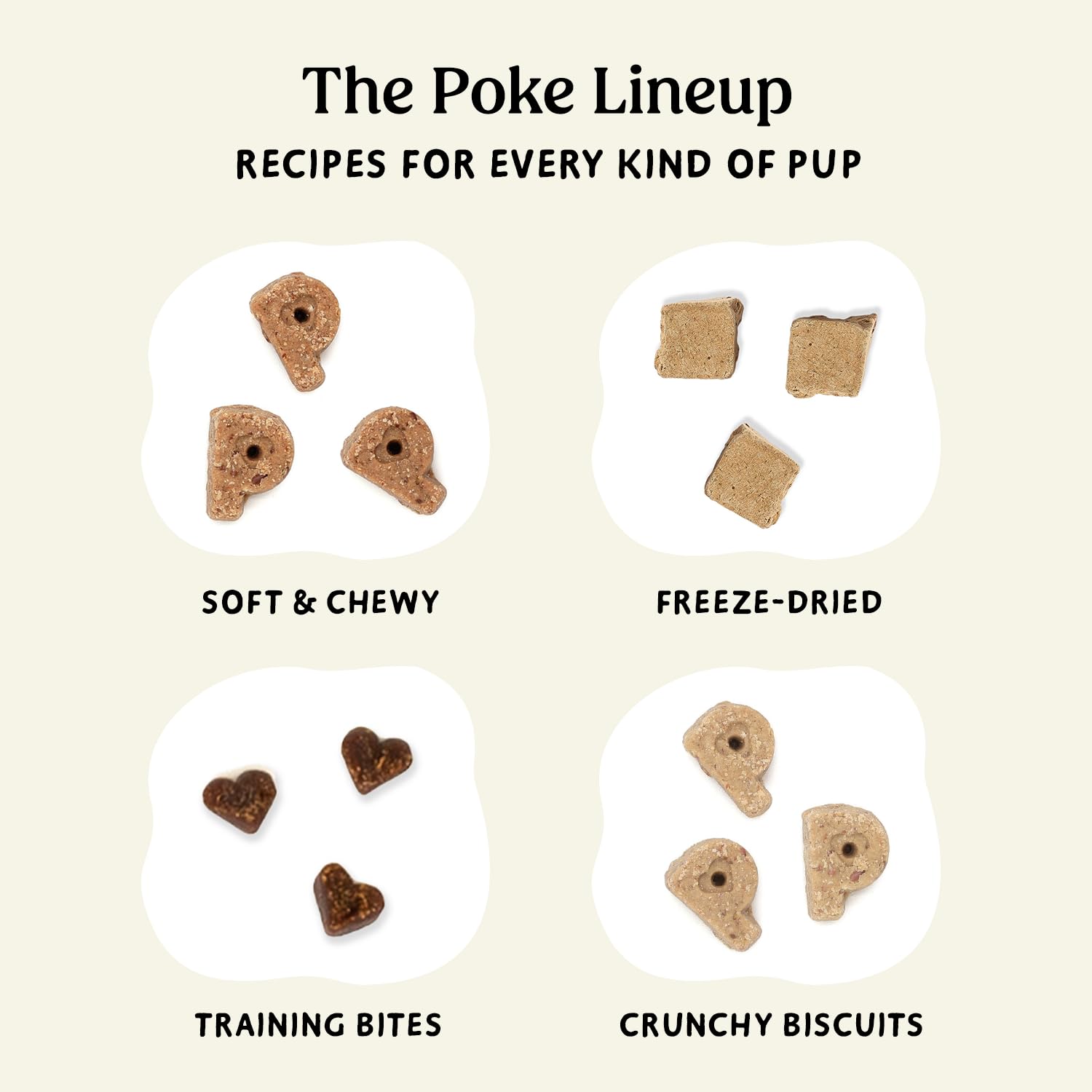 **Poke's PB 'Nana Pie Dog Treats - Crunchy Peanut Butter & Banana Biscuits, Limited Ingredient, Natural, Wheat-Free, Made in USA (8 oz) - Perfect for Training, Rewards & Healthy Snacking**