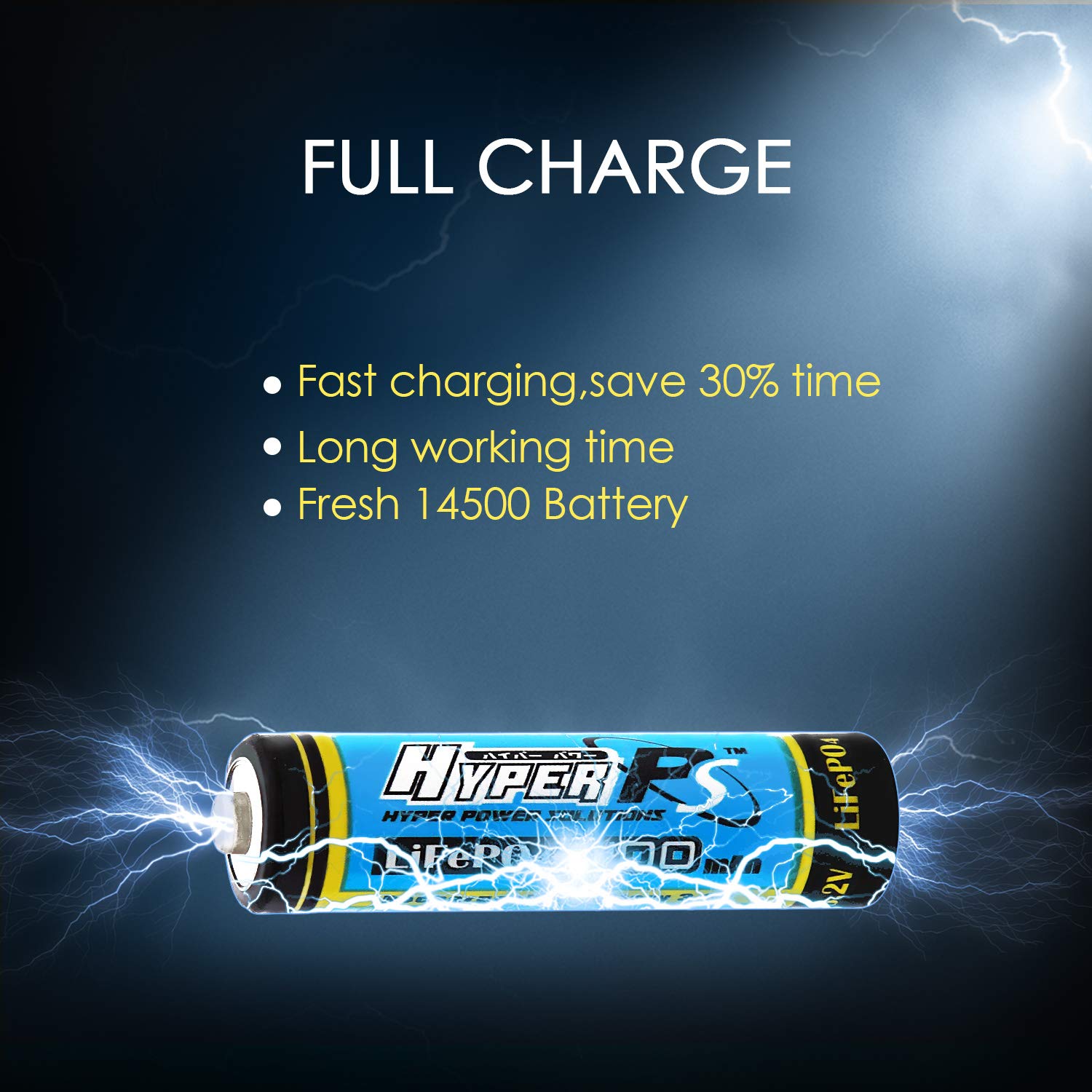 3.2V AA 600mAh Rechargeable Batteries 2-Pack - for Solar Lights, Electric Toothbrushes, Shavers & Flashlights | Long-Lasting Power for Home, Outdoor & Emergency Use