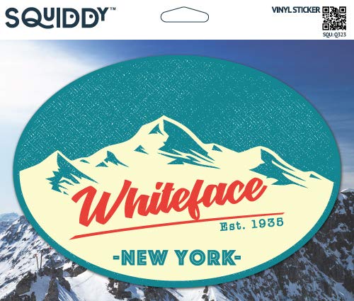 Squiddy Whiteface New York Vinyl Sticker Decal - Waterproof, Durable 3