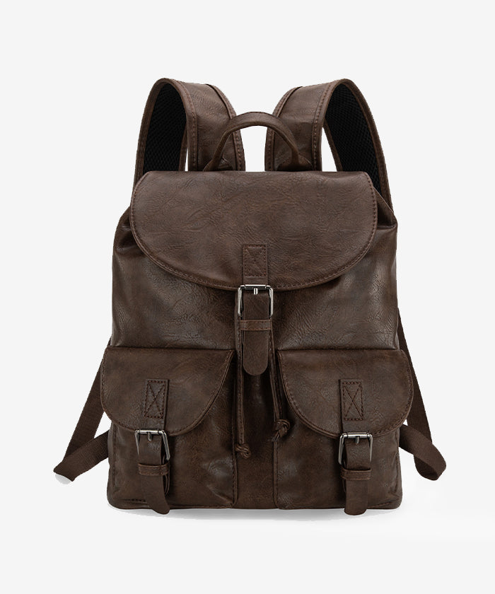 Montana West Buckle Backpack for Women - Stylish Leather Backpack Purse with Adjustable Straps - Perfect for Work, Travel & Everyday Use