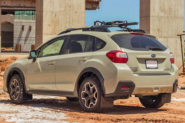 Rally Armor UR Mud Flaps for Subaru XV Crosstrek 2013-2017 | Durable Splash Guards for Off-Road & Winter Driving Protection