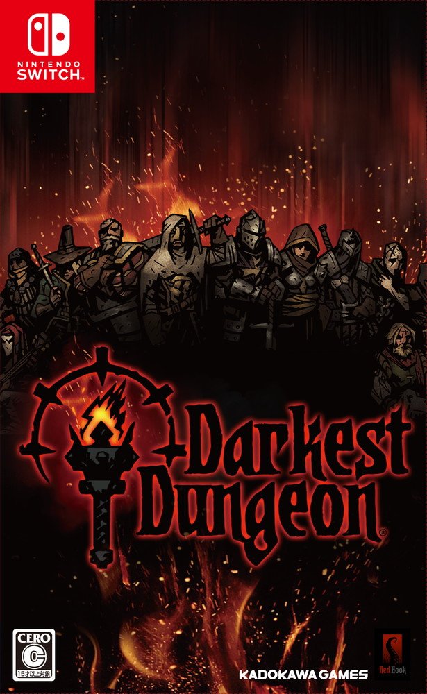 Darkest Dungeon Nintendo Switch Game - Japanese Import, Region Free - Horror RPG Adventure for Home & Travel Gaming