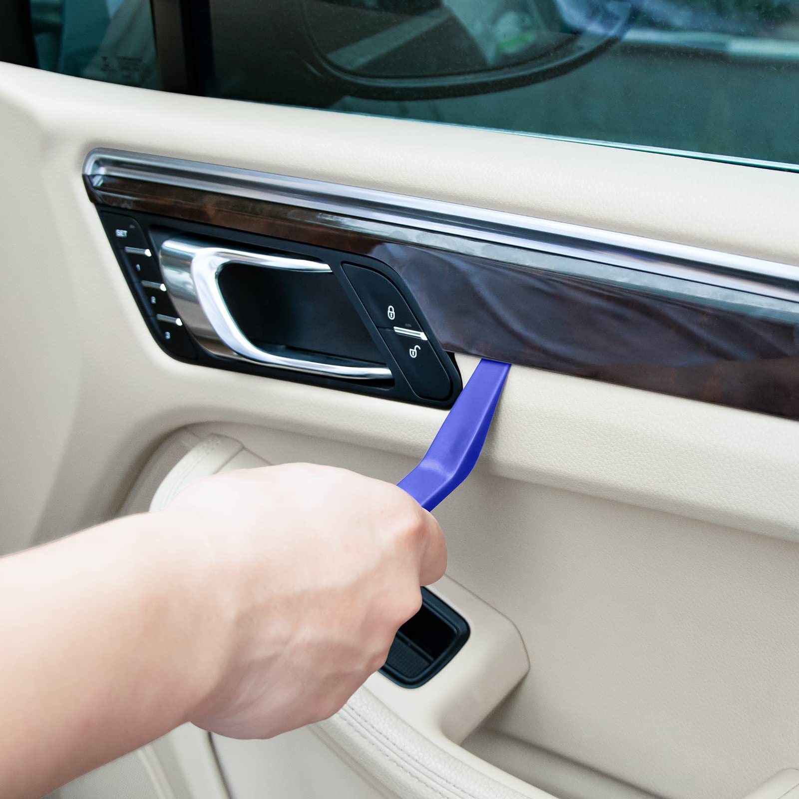 XBRN 5-Piece Car Trim Removal Tool Set - Professional Auto Panel Pry Tool Kit for Dash, Door & Audio Installation | Perfect for DIY Car Repairs & Stereo Upgrades