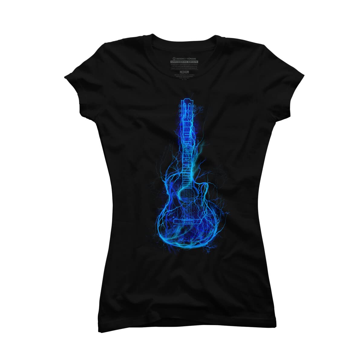Electric Guitar Graphic T-Shirt for Women - Rock Music Band Tee - Casual Wear & Concert Outfit