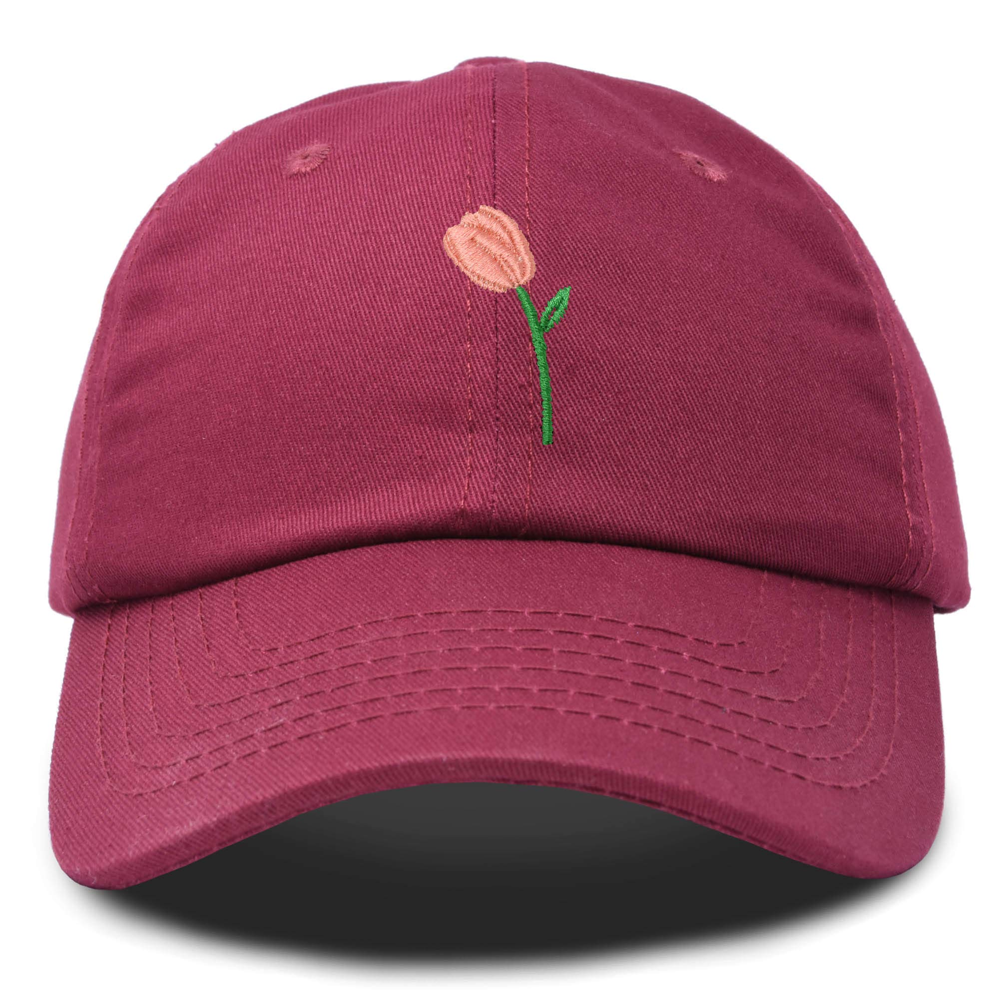 DALIX Women's Floral Tulip Baseball Cap - Adjustable Sun Hat for Outdoor Activities, Gardening, and Summer Fashion
