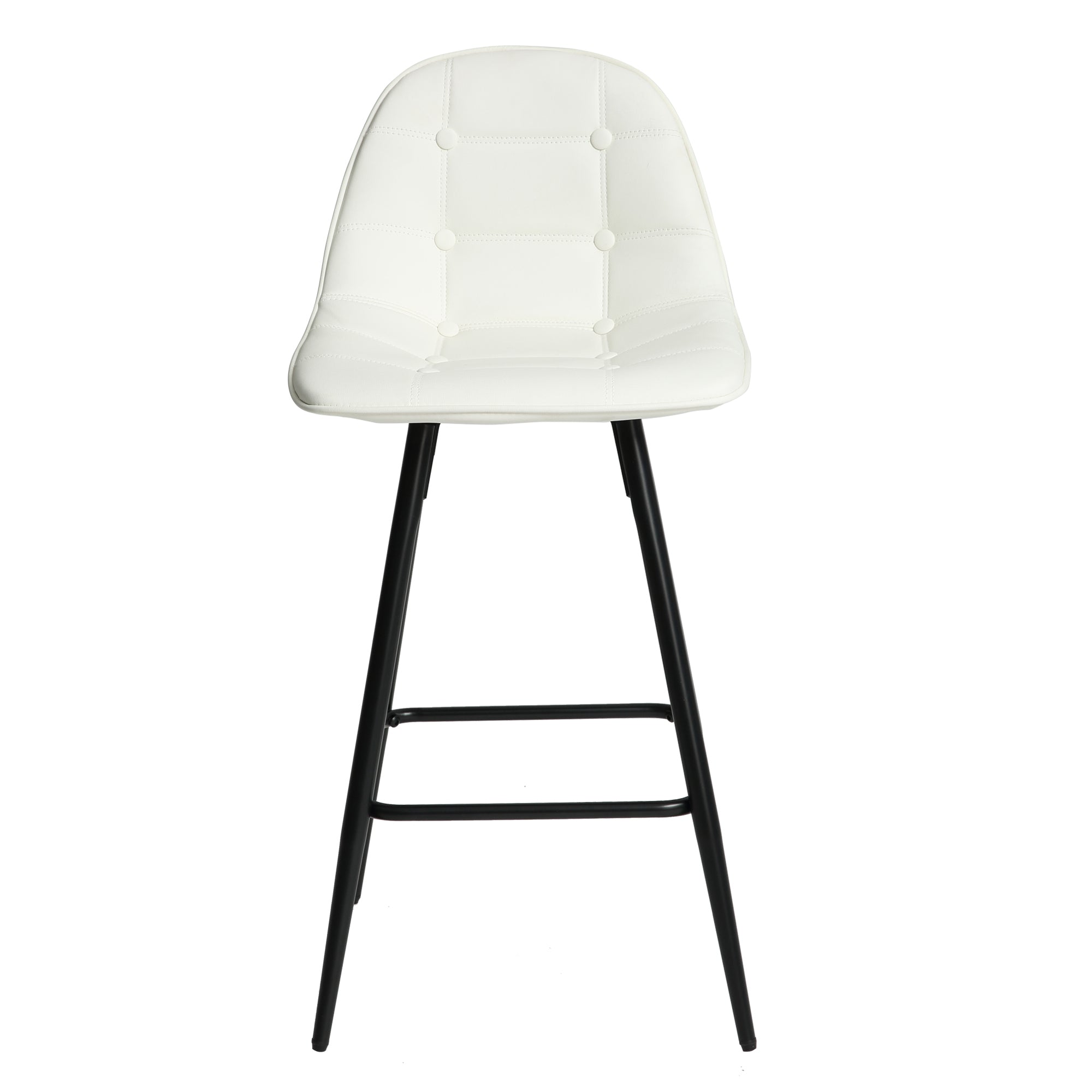 Modern Metal Counter Stools Set of 2 - 25.5