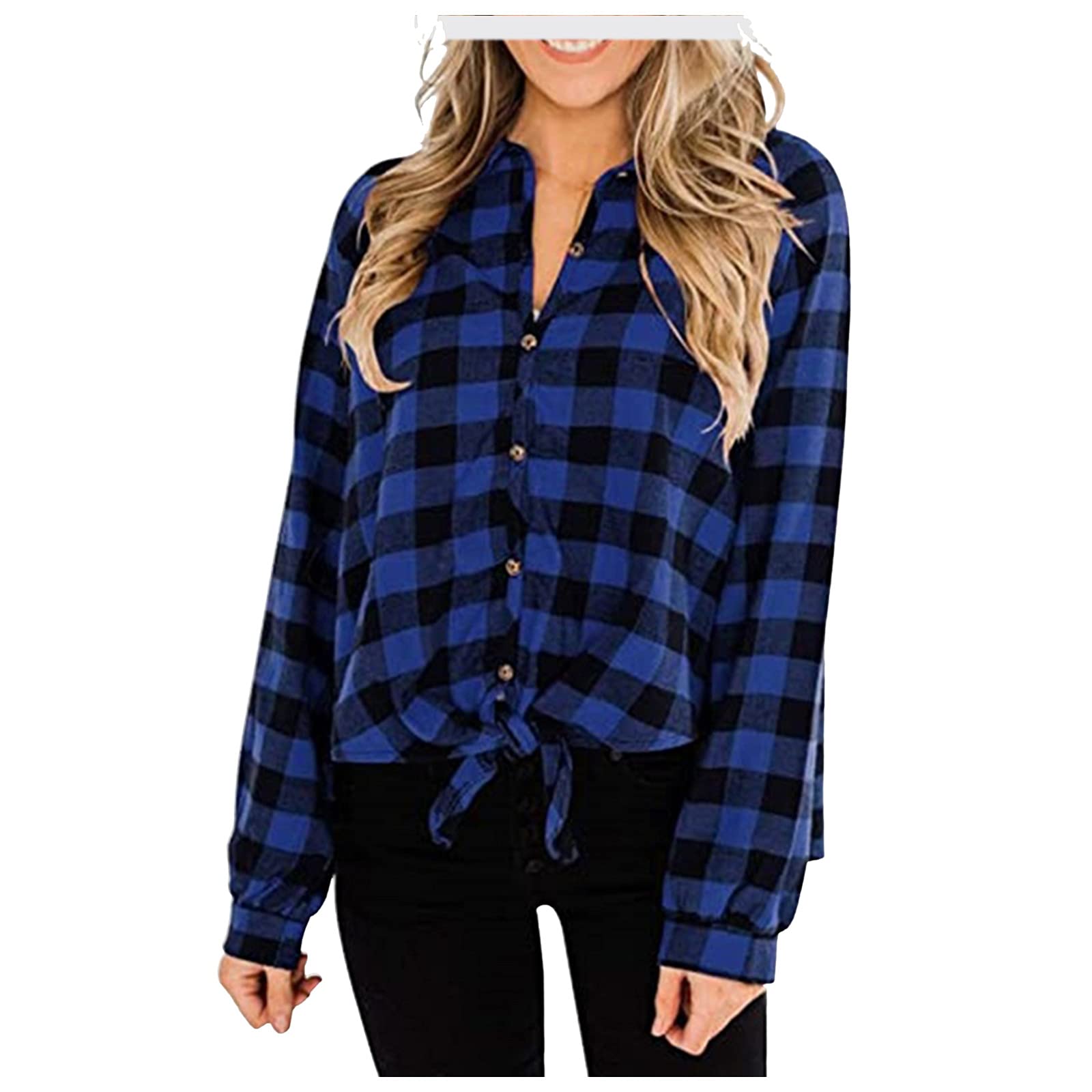 Best Women's Plaid Shirts - Long Sleeve Plaid Tees & Sweaters for Workout, Casual Wear & Outdoor Activities