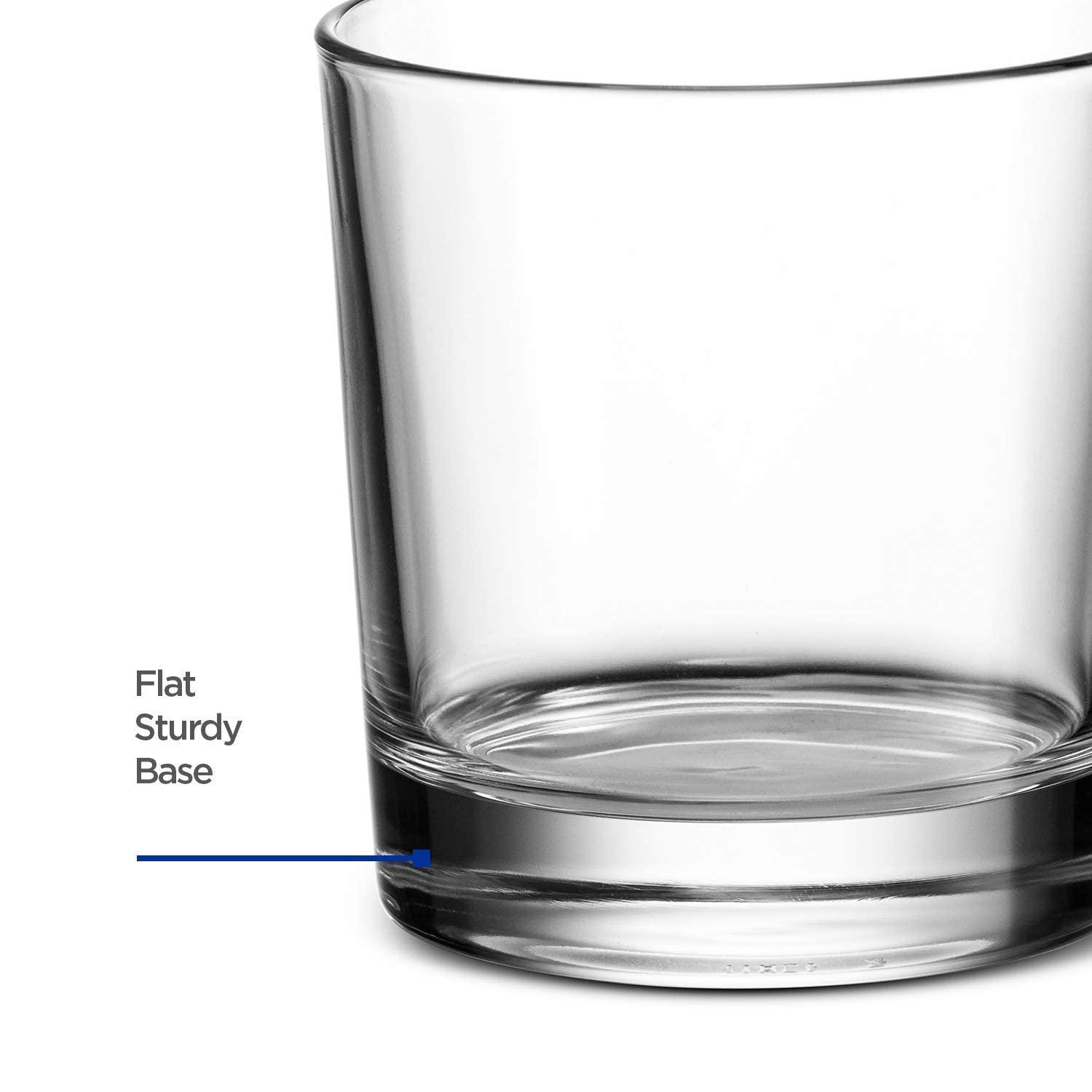Godinger Old Fashioned Whiskey Glasses Set of 4 - Italian Made Crystal Drinking Glasses for Bourbon, Scotch & Cocktails - Perfect Whiskey Gift Set for Men & Home Bar Accessories