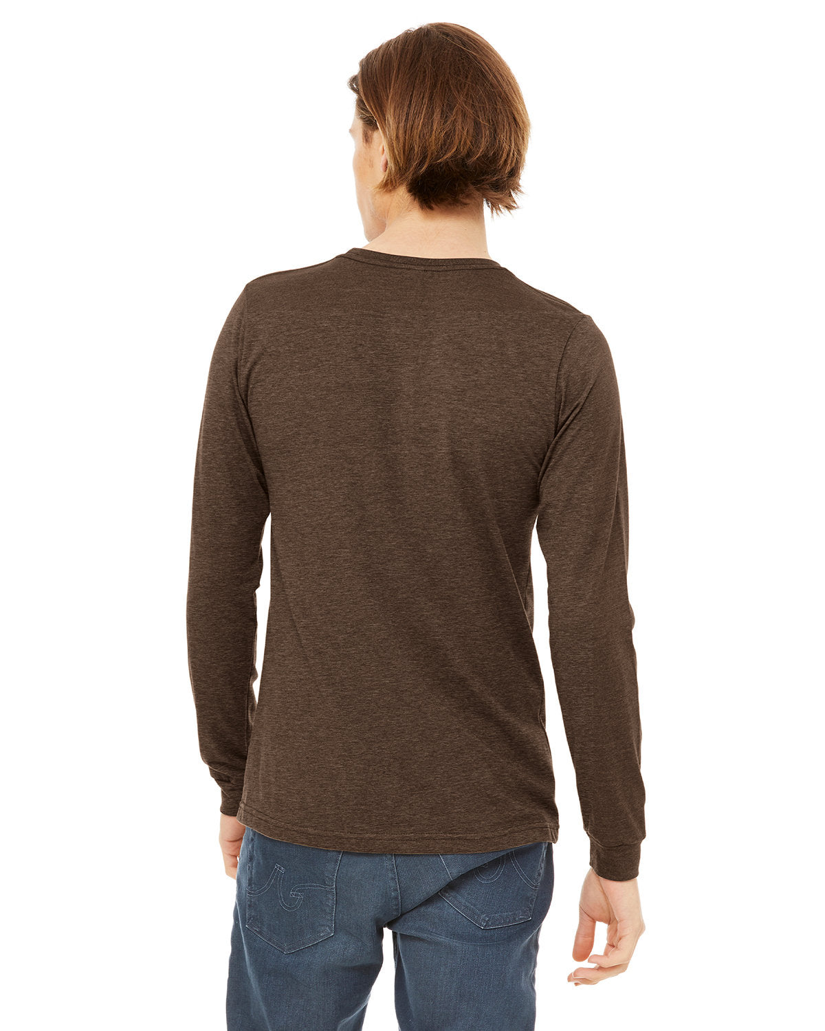 Bella + Canvas 3501 Unisex Jersey Long Sleeve T-Shirt - Soft Cotton Crewneck Tee for Men & Women - Perfect for Casual Wear, Layering & Everyday Comfort
