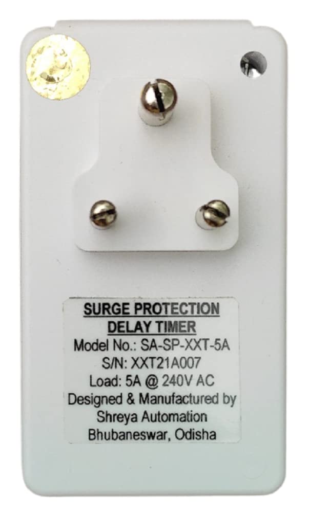 Best Surge Protector with Delay Timer for Refrigerator & LED TV - Safeguard Appliances from Power Surges & Short Circuits - Perfect for Home, Office & Kitchen Use