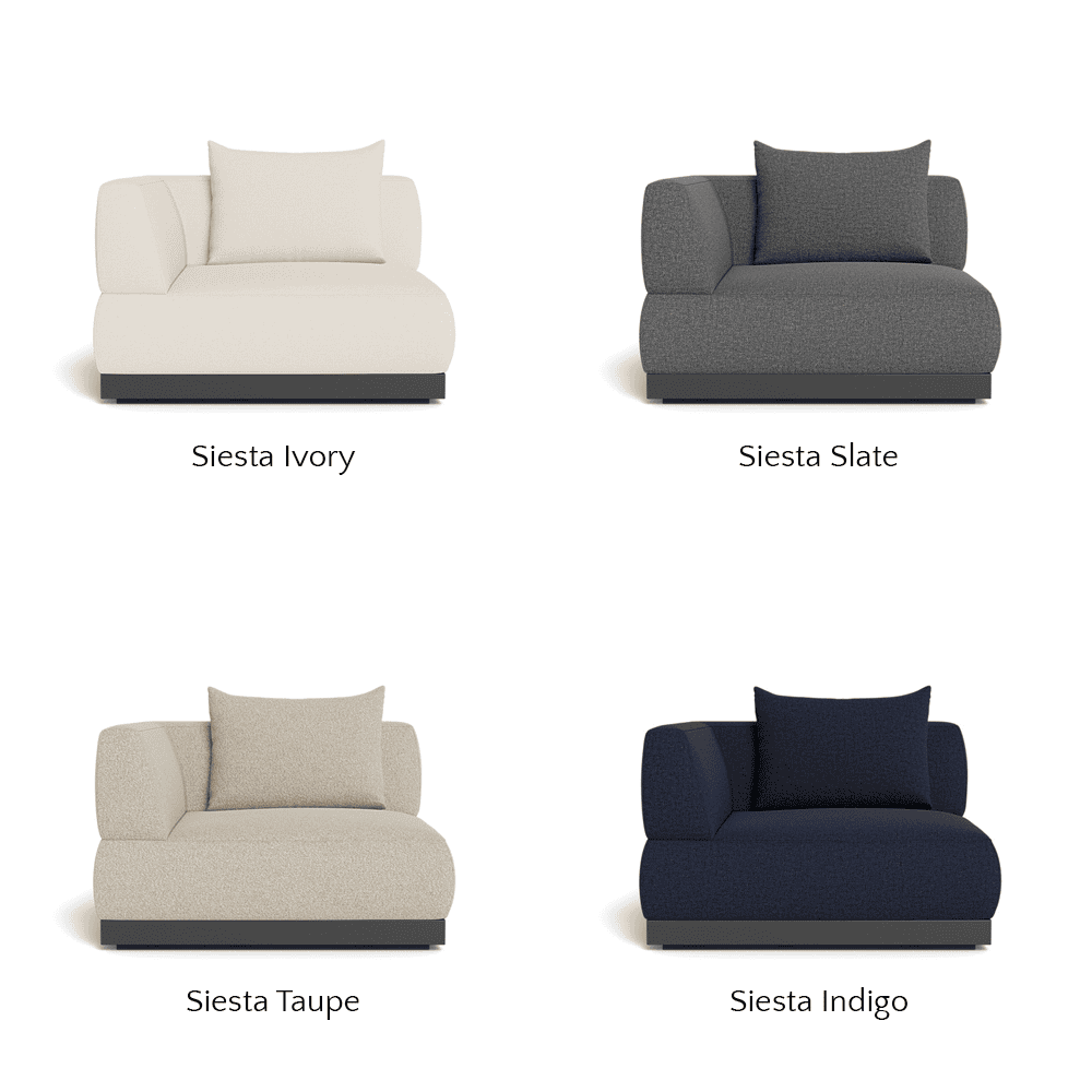 Amalfi Outdoor Corner Sectional Sofa Set - Waterproof Wicker Patio Furniture with Cushions - Perfect for Backyard, Poolside & Garden Relaxation