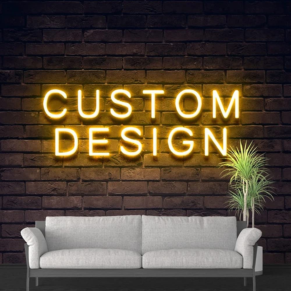 Custom LED Neon Signs - Handmade Personalized Wall Art Decor for Home, Kids Room, Bar, Birthday Party & Festival (24