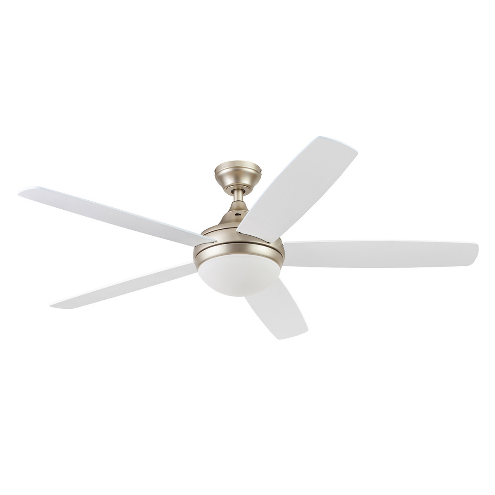 52 Inch Ashby Soft Gold Ceiling Fan with Remote Control - Perfect for Living Room, Bedroom, and Outdoor Patio Cooling