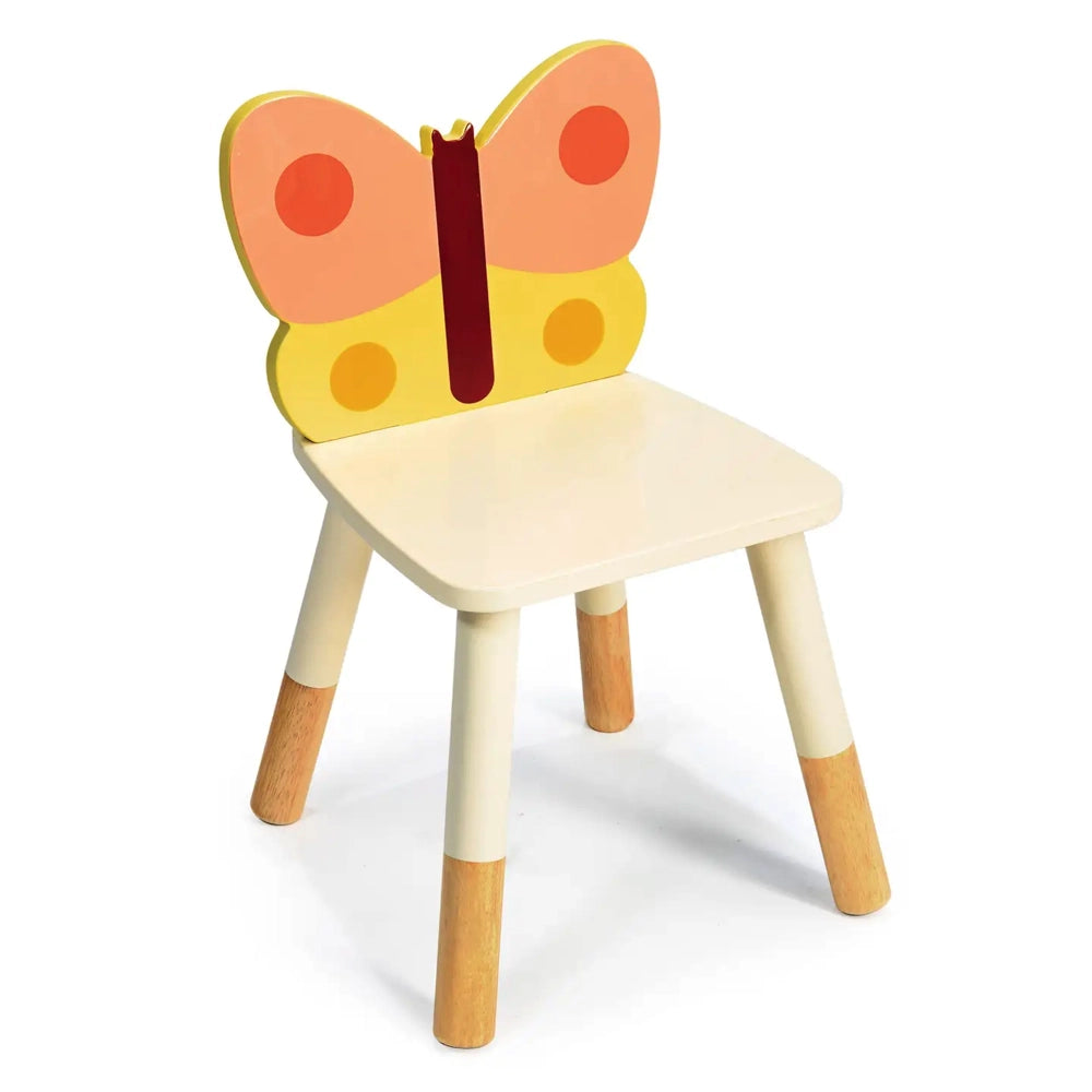 Mentari Toys Garden Butterfly Chair for Kids - Foldable Outdoor Indoor Play Chair - Perfect for Reading, Relaxing & Playtime in Backyard, Nursery or Playroom