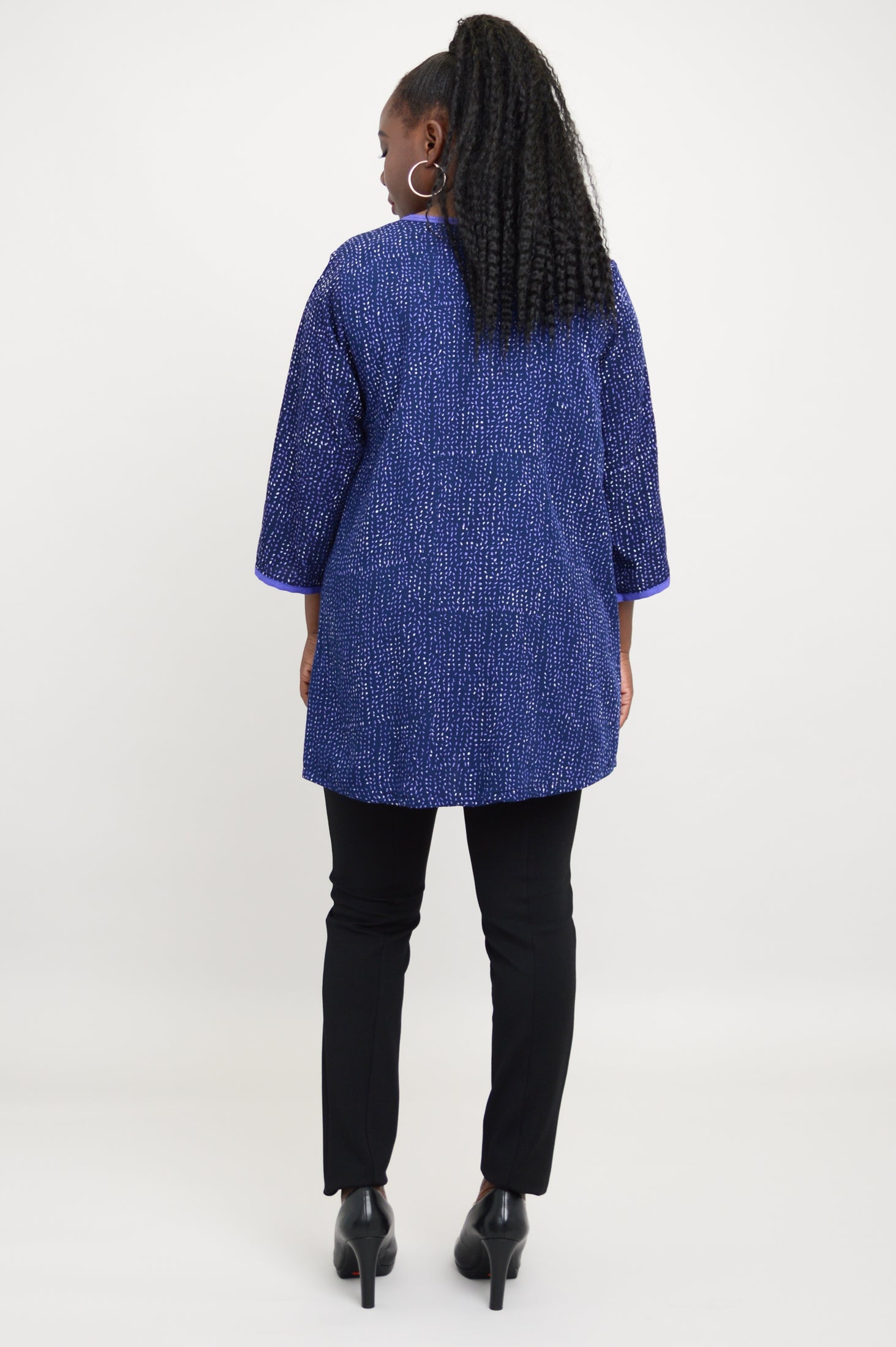 Stylish Kary Top in Akimi Purple - Trendy Women's Fashion Blouse for Casual Wear, Office & Date Nights